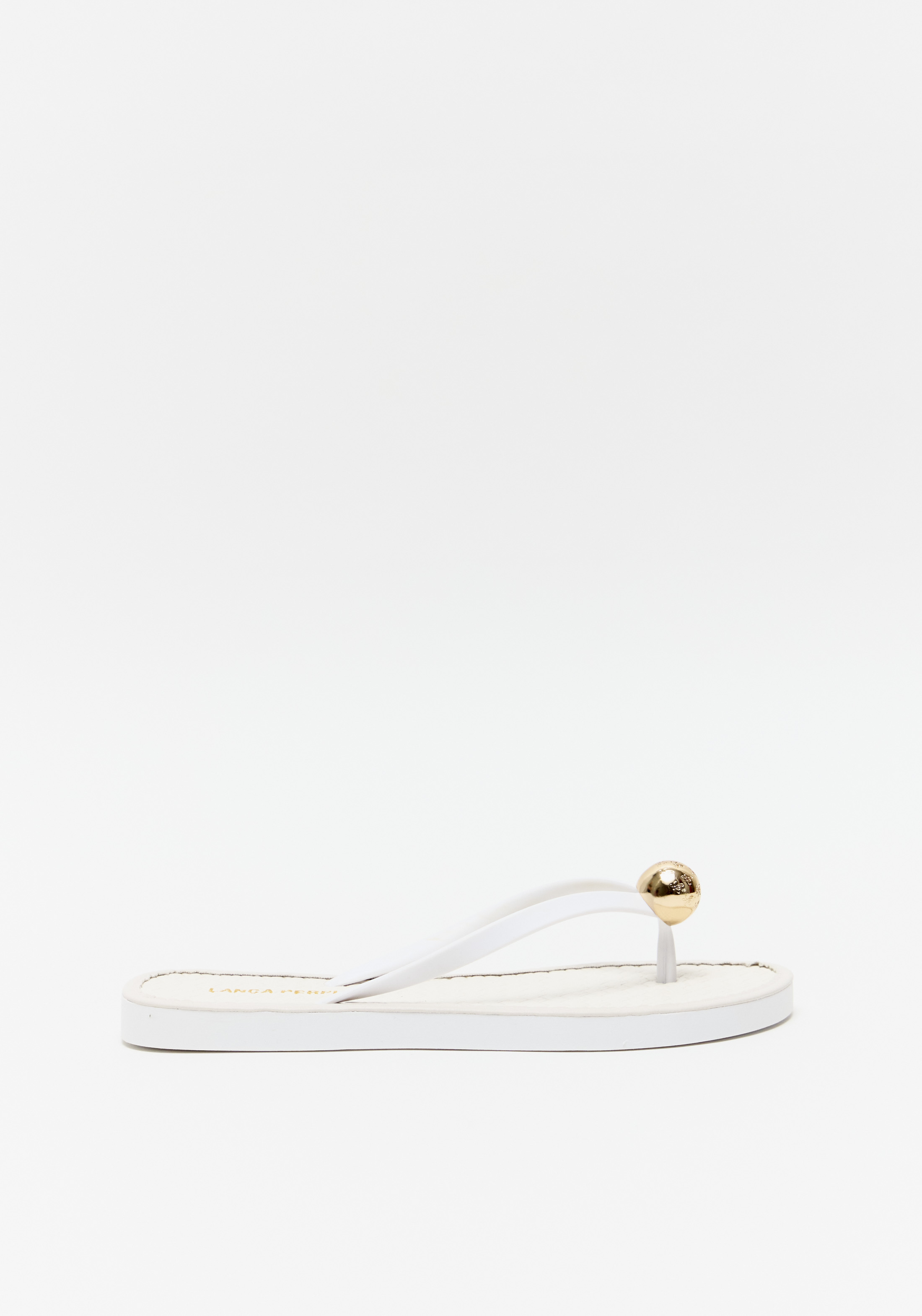 Chinelo Com Tramado E Enfeite Esfera