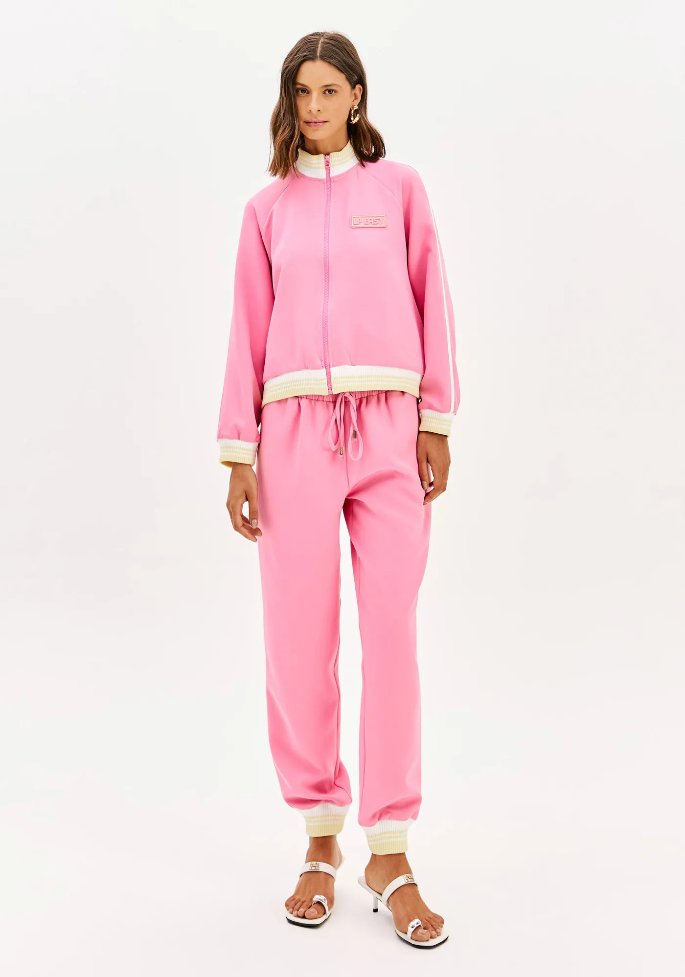 Calça Jogging Cintura Alta Cós Elástico