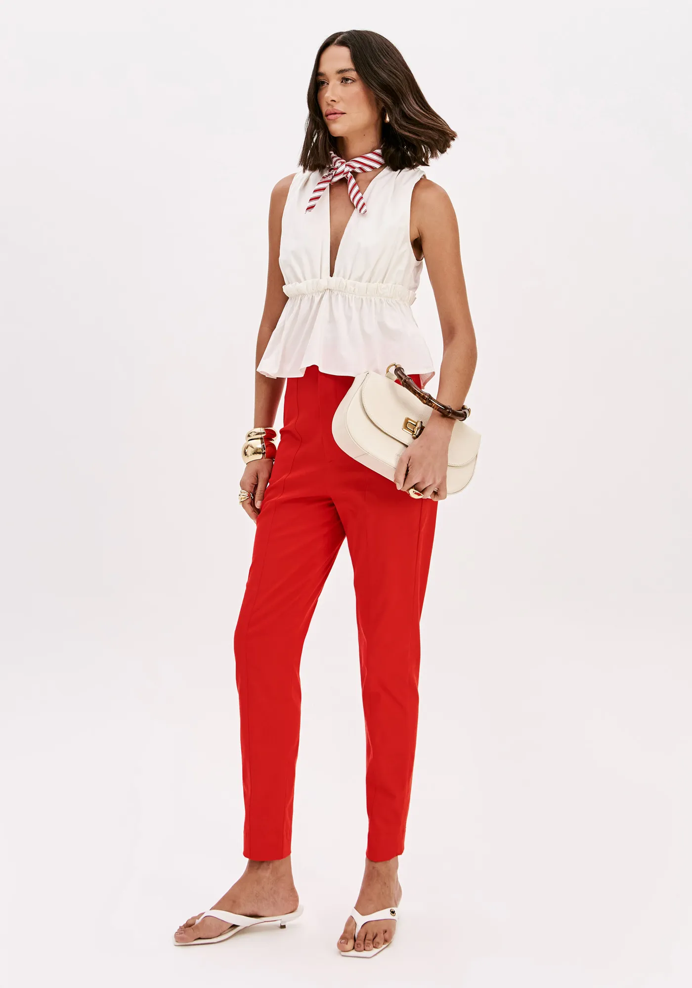 Calça Carrot Cintura Alta