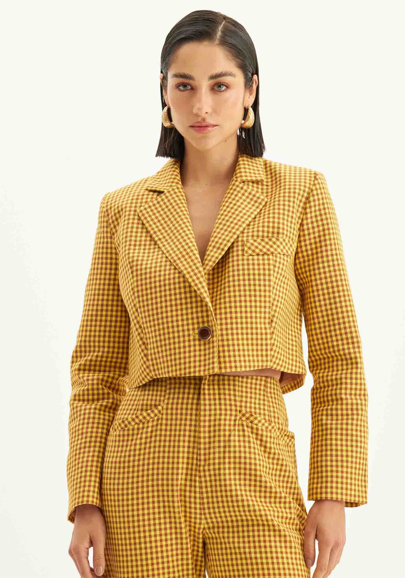 Blazer Cropped Transpassado