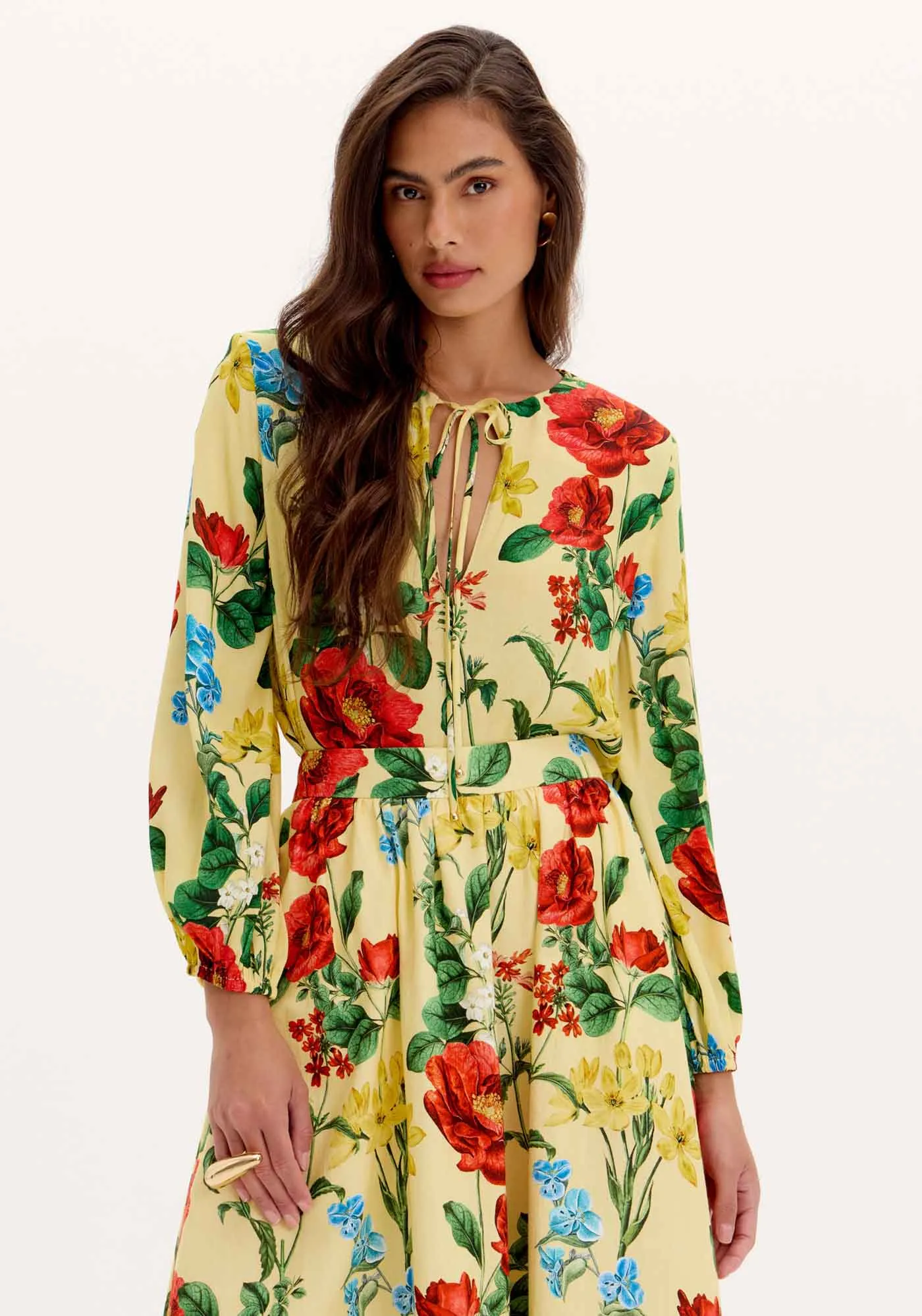 Blusa Fluida Estampa Floral