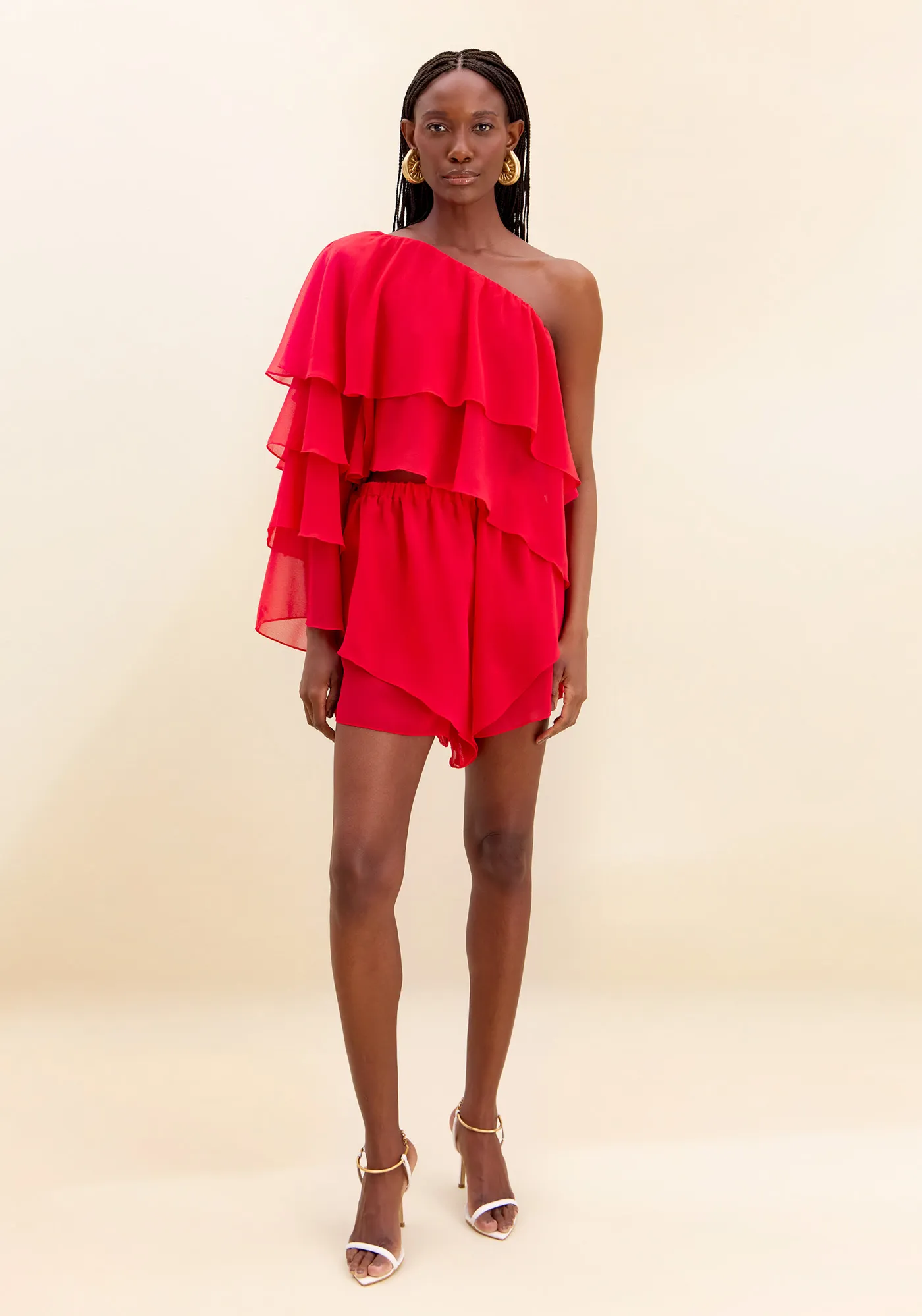 Short Fluido Cintura Alta