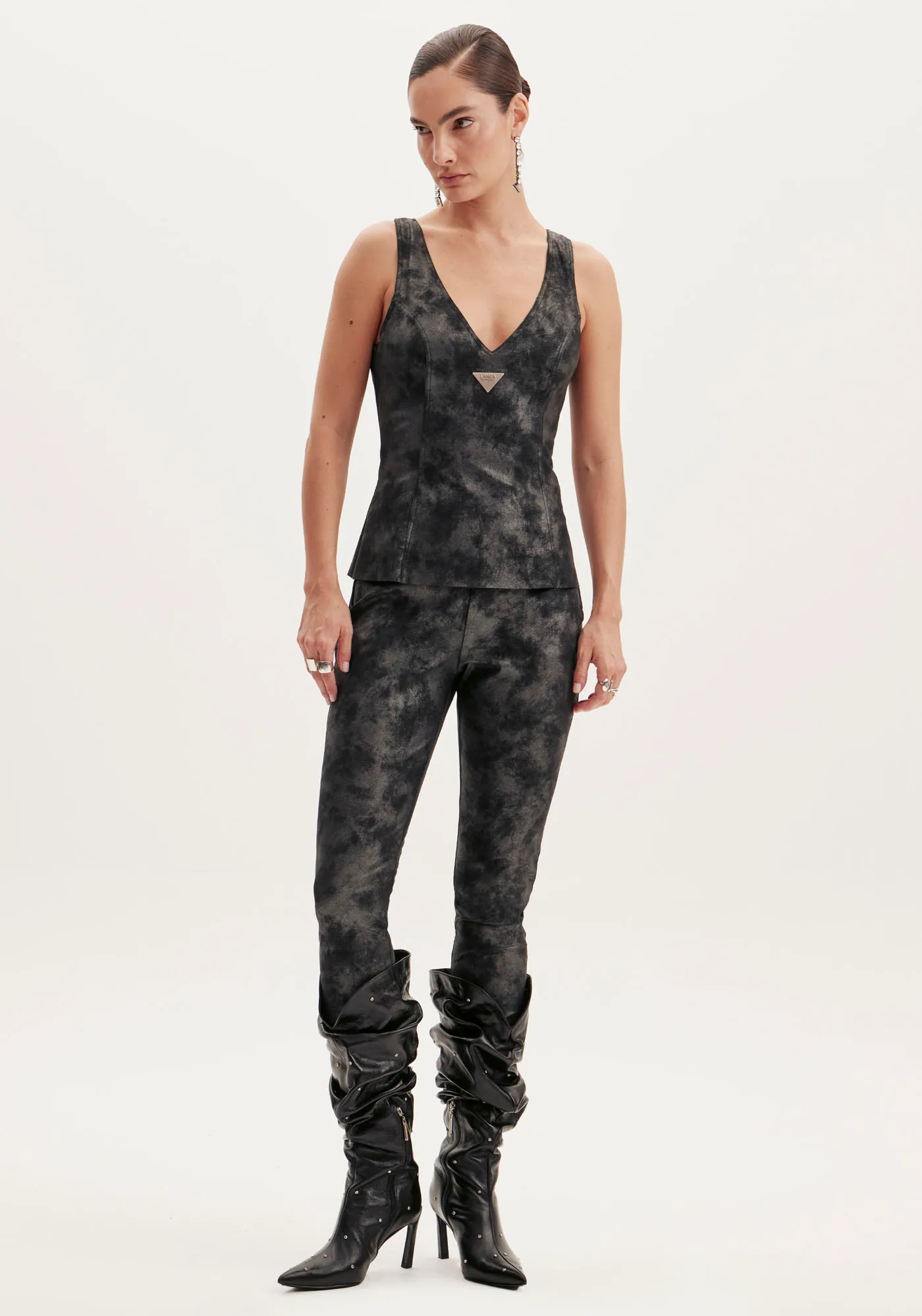 Calça Skinny Cintura Alta