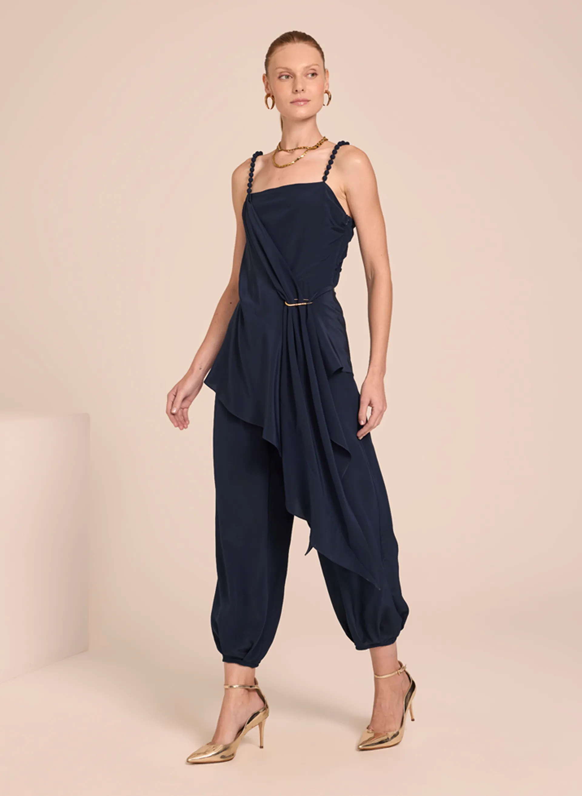 Macacão Le Lis Ginger II Seda Feminino