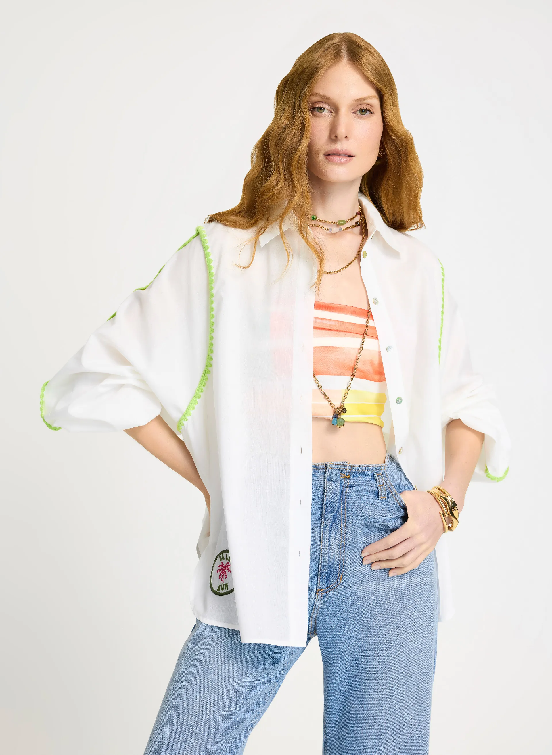 Camisa Le Lis Mojito Feminina