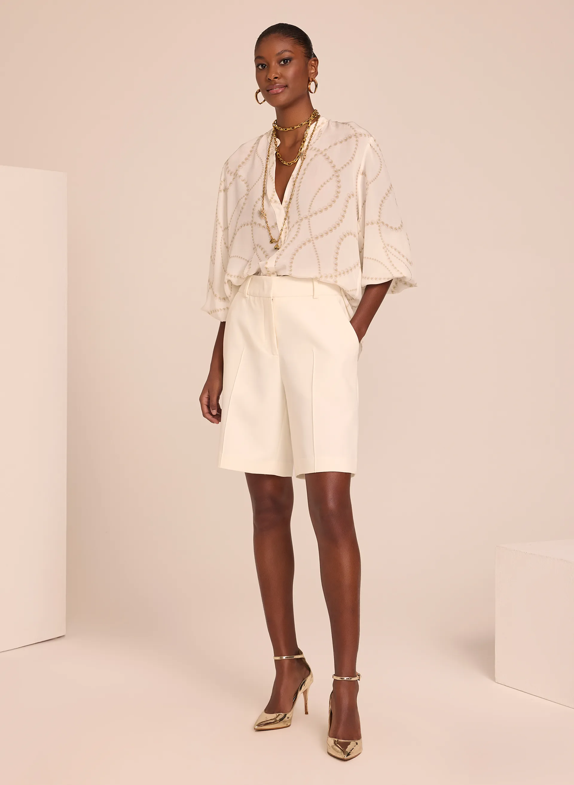 Bermuda Le Lis June Alfaiataria Feminina