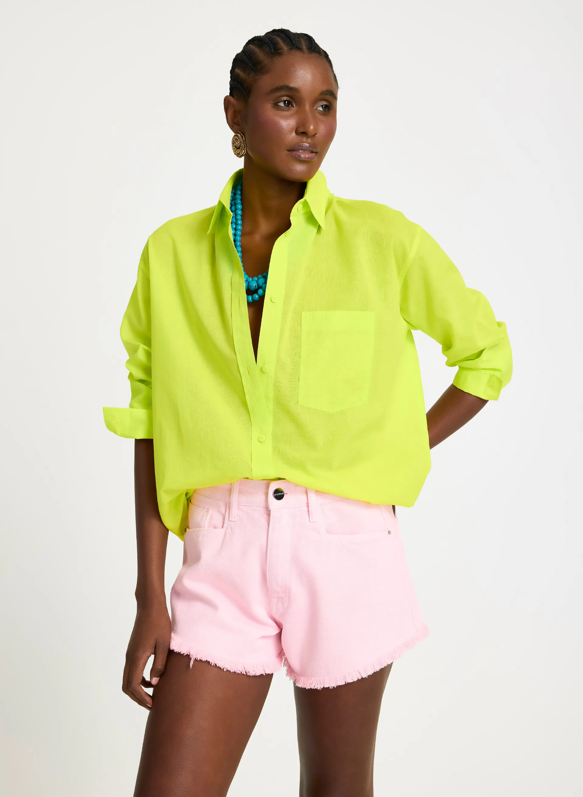 Camisa Le Lis Ampla Ivy II Feminina