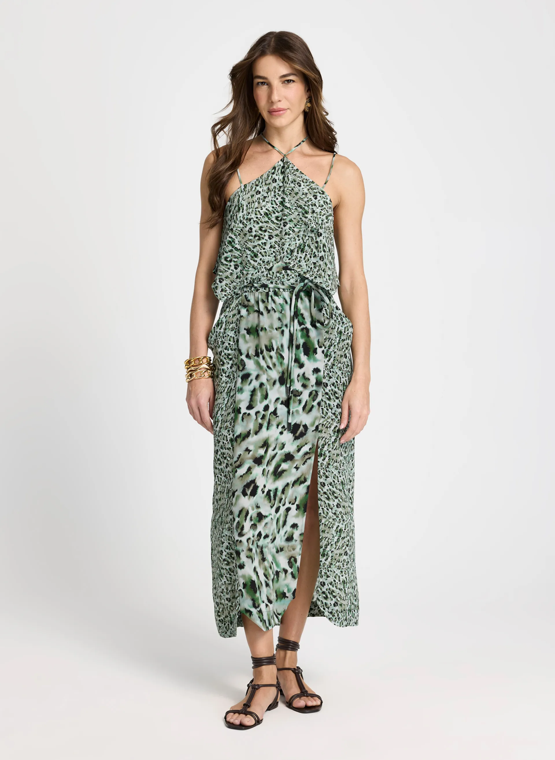 Saia Le Lis Cora Seda Feminina