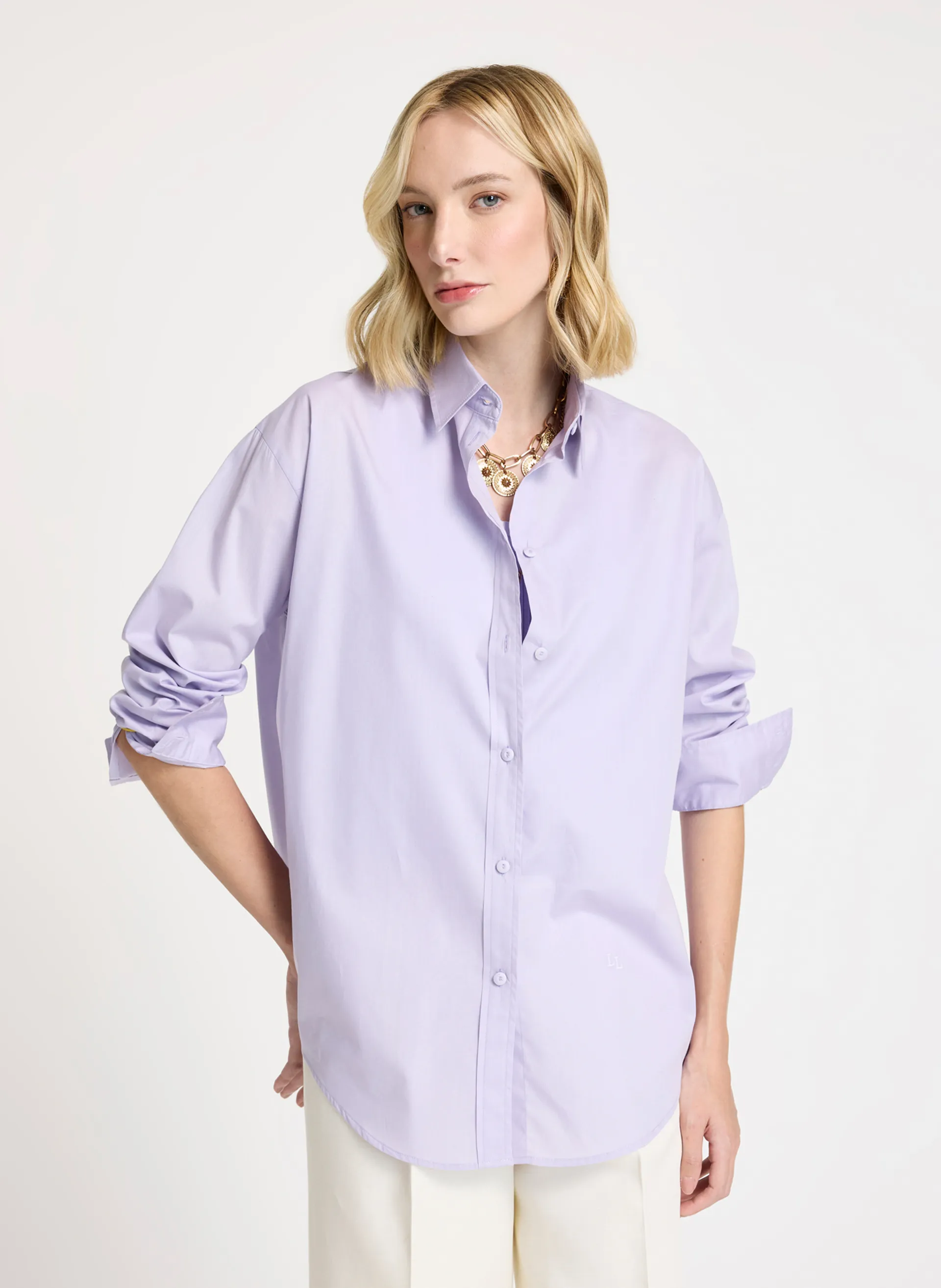 Camisa Le Lis Mabel Ampla Feminina