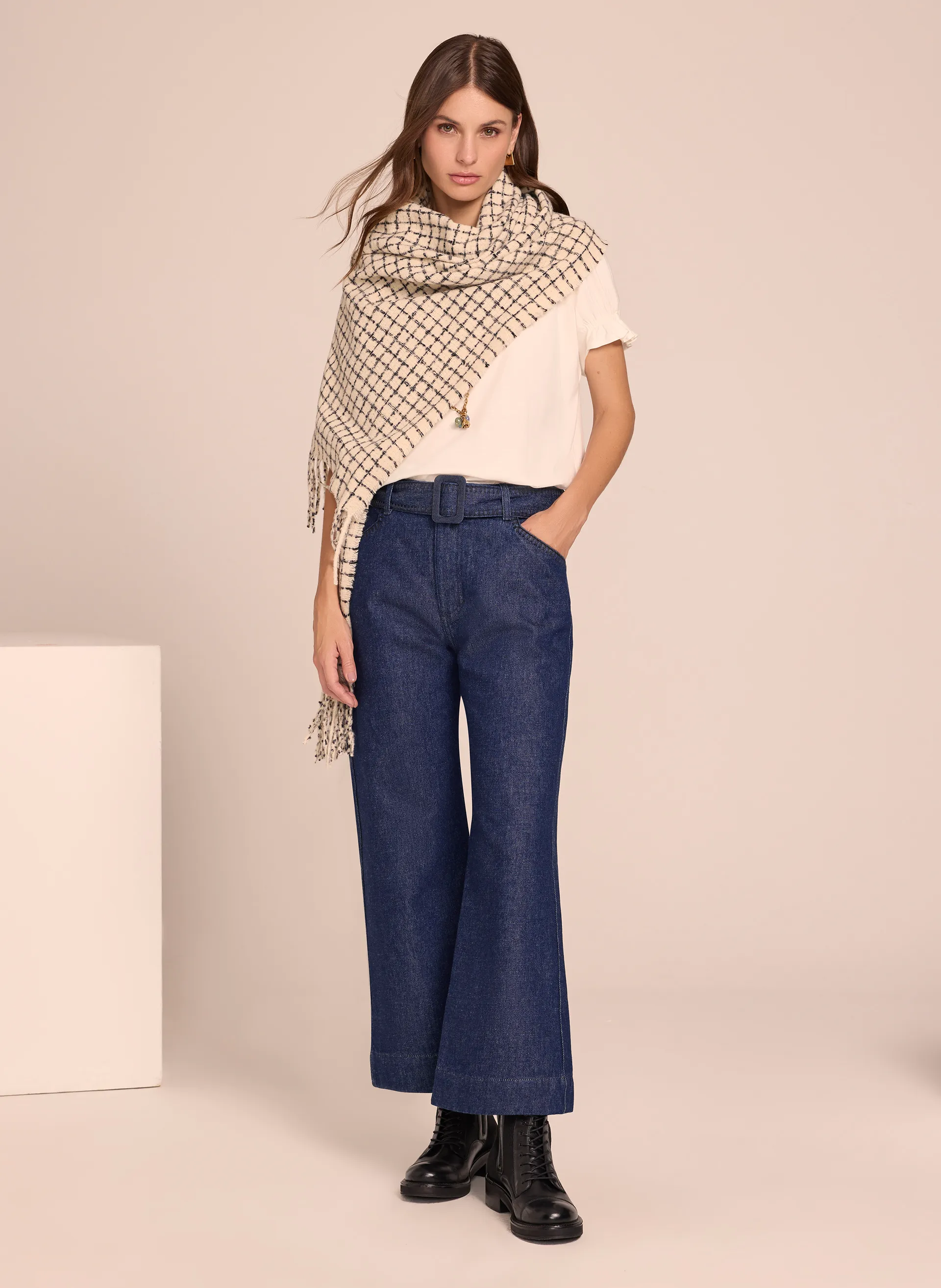 Calça Le Lis Fabiana Pantacourt Jeans Feminina