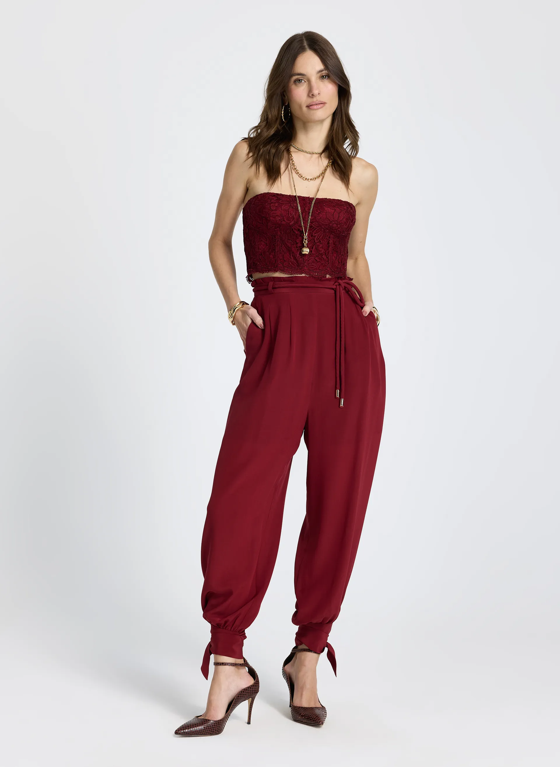 Calça Le Lis Sol Seda Feminina