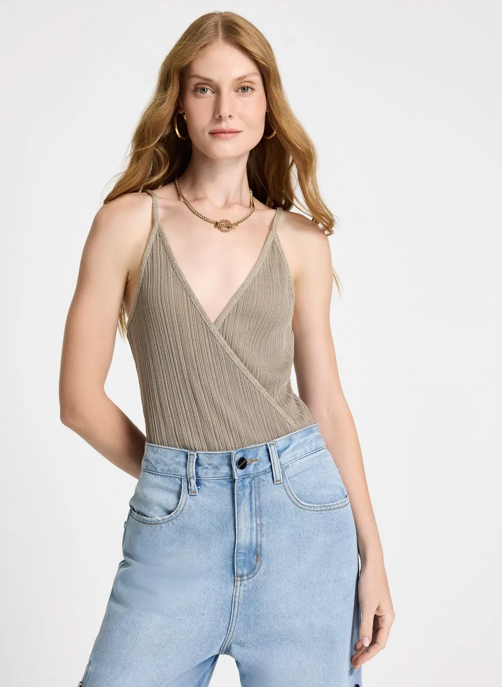 Body Le Lis Bubu Tricot Feminino