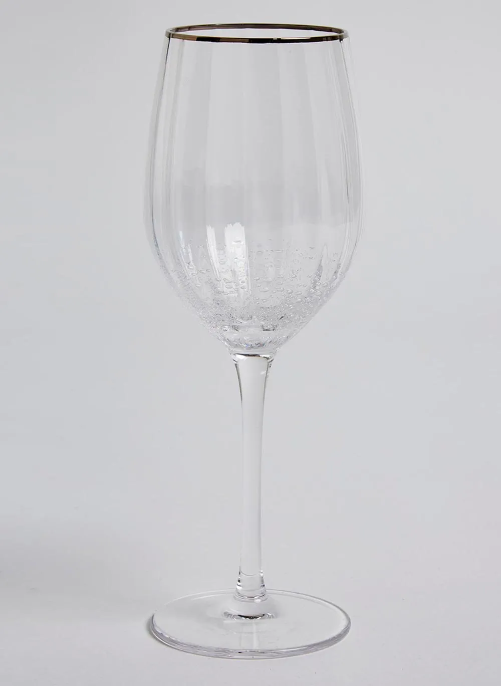 Taça Vinho Le Lis Casa Bubble Silver M