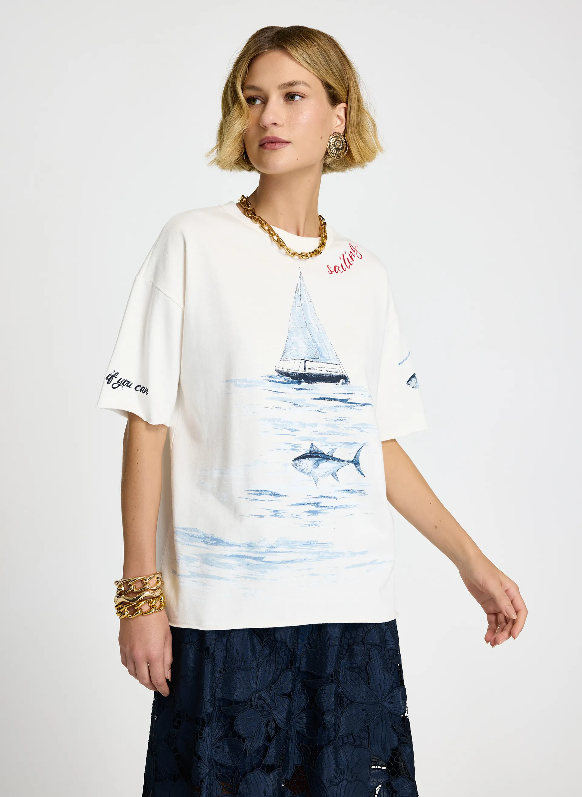 Blusa Le Lis Sailing Feminina