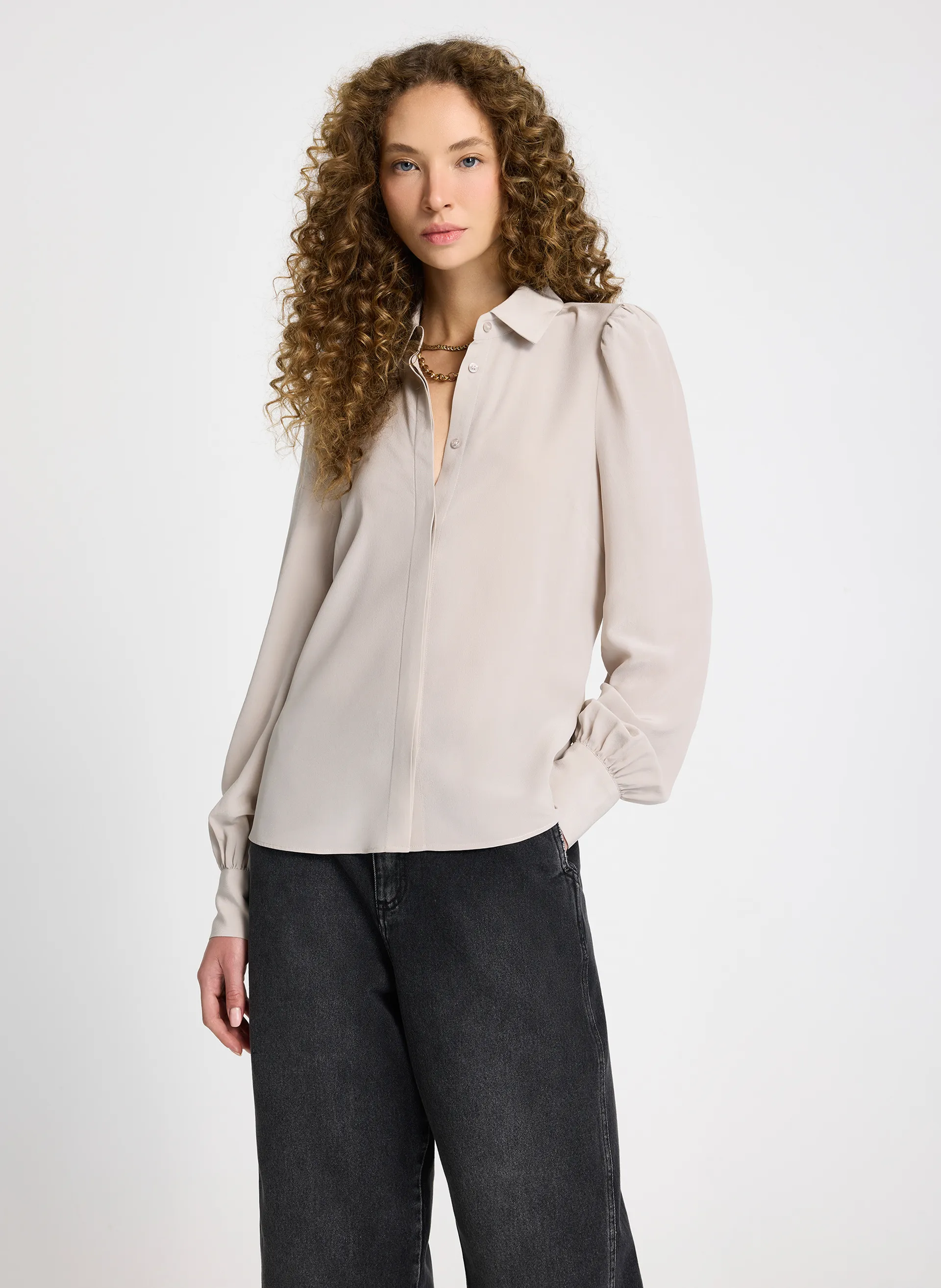 Camisa Le Lis Gil Seda Feminina