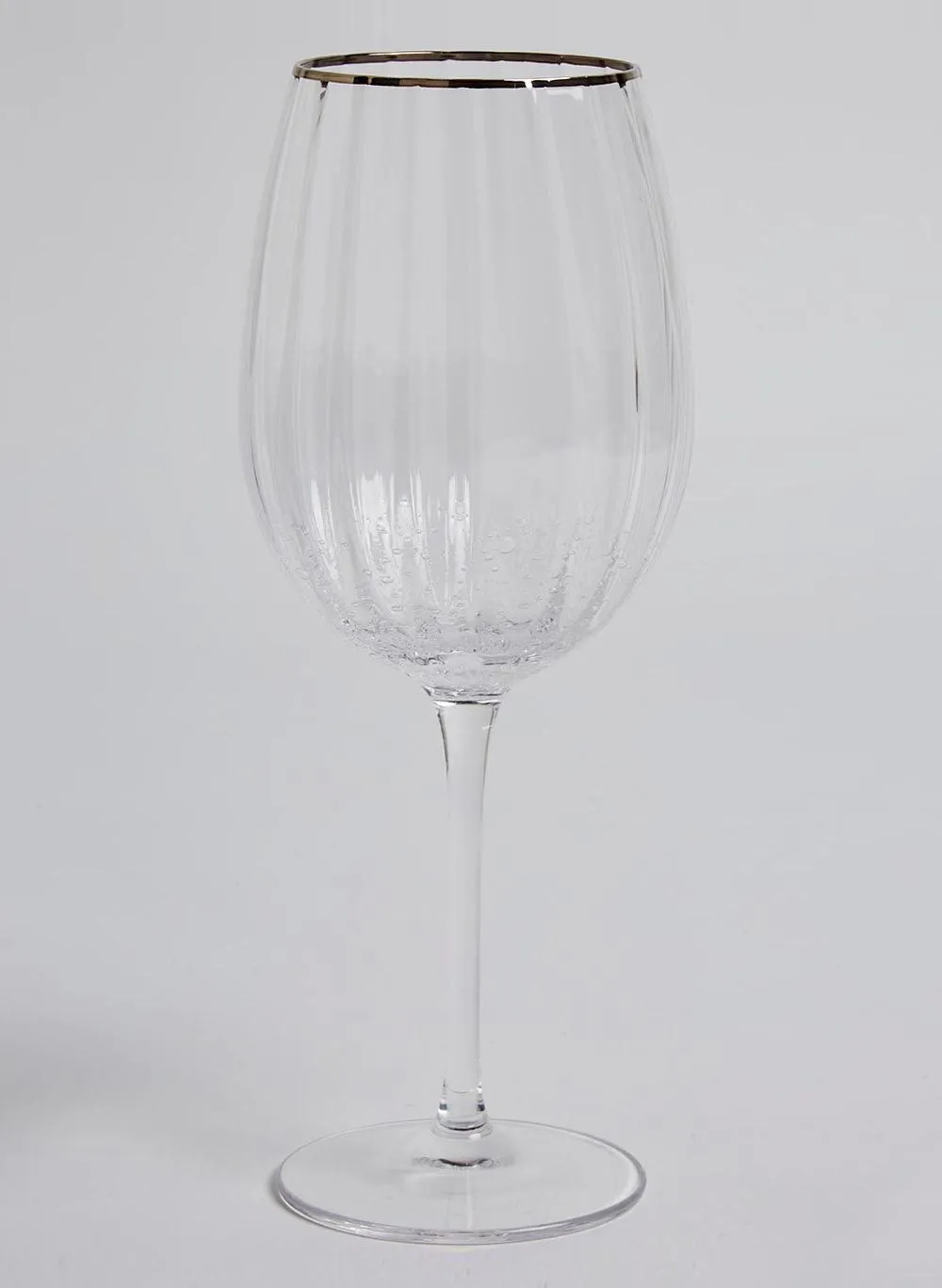 Taça Água Le Lis Casa Bubble Silver G