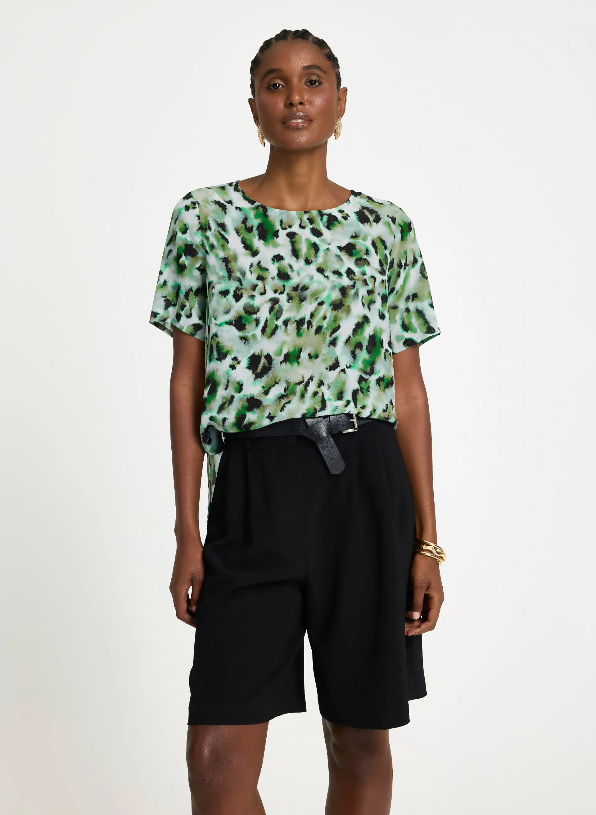 Blusa Le Lis Lica Cora II Seda Feminina