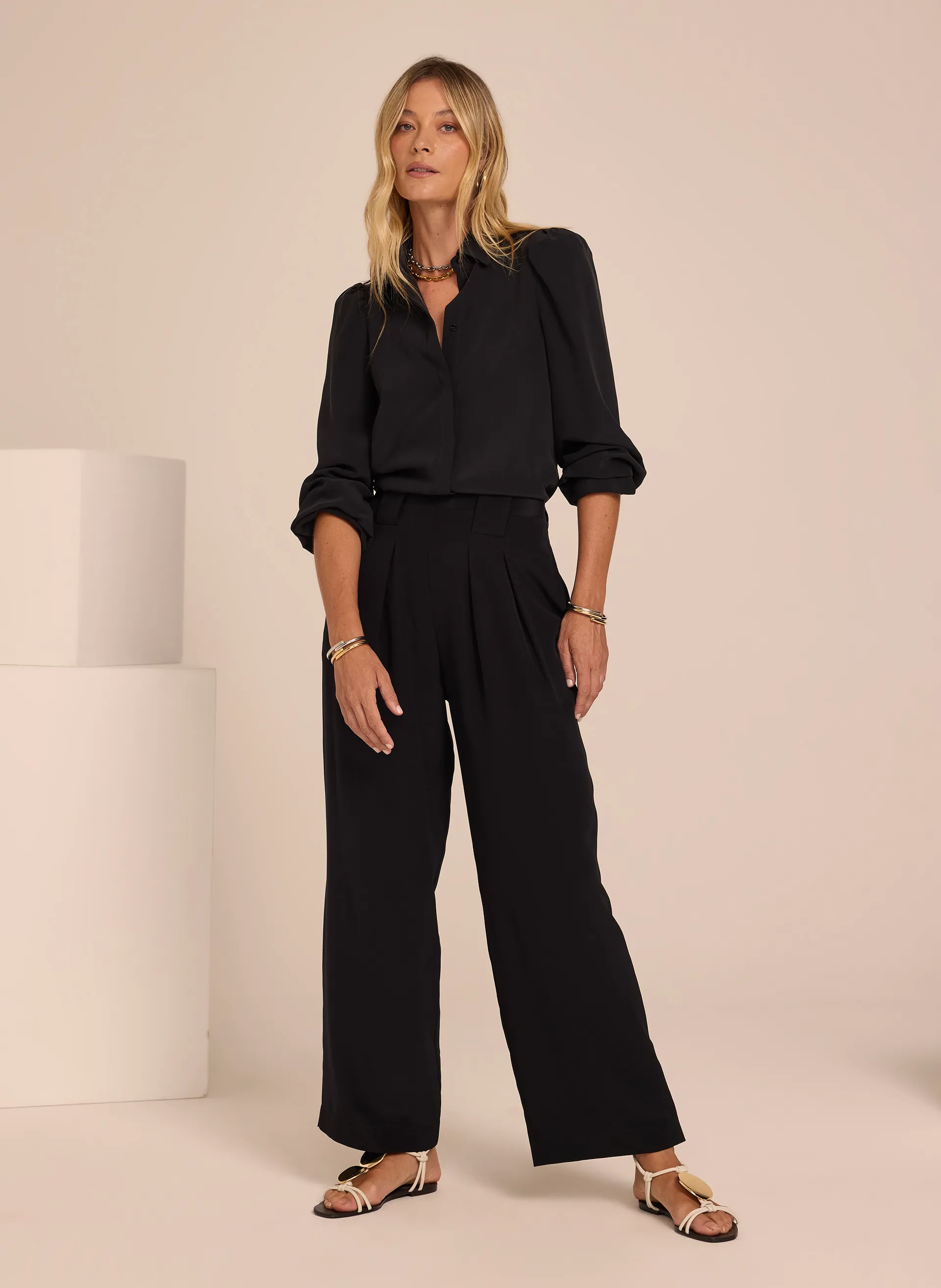 Calça Le Lis Alba Seda Feminina