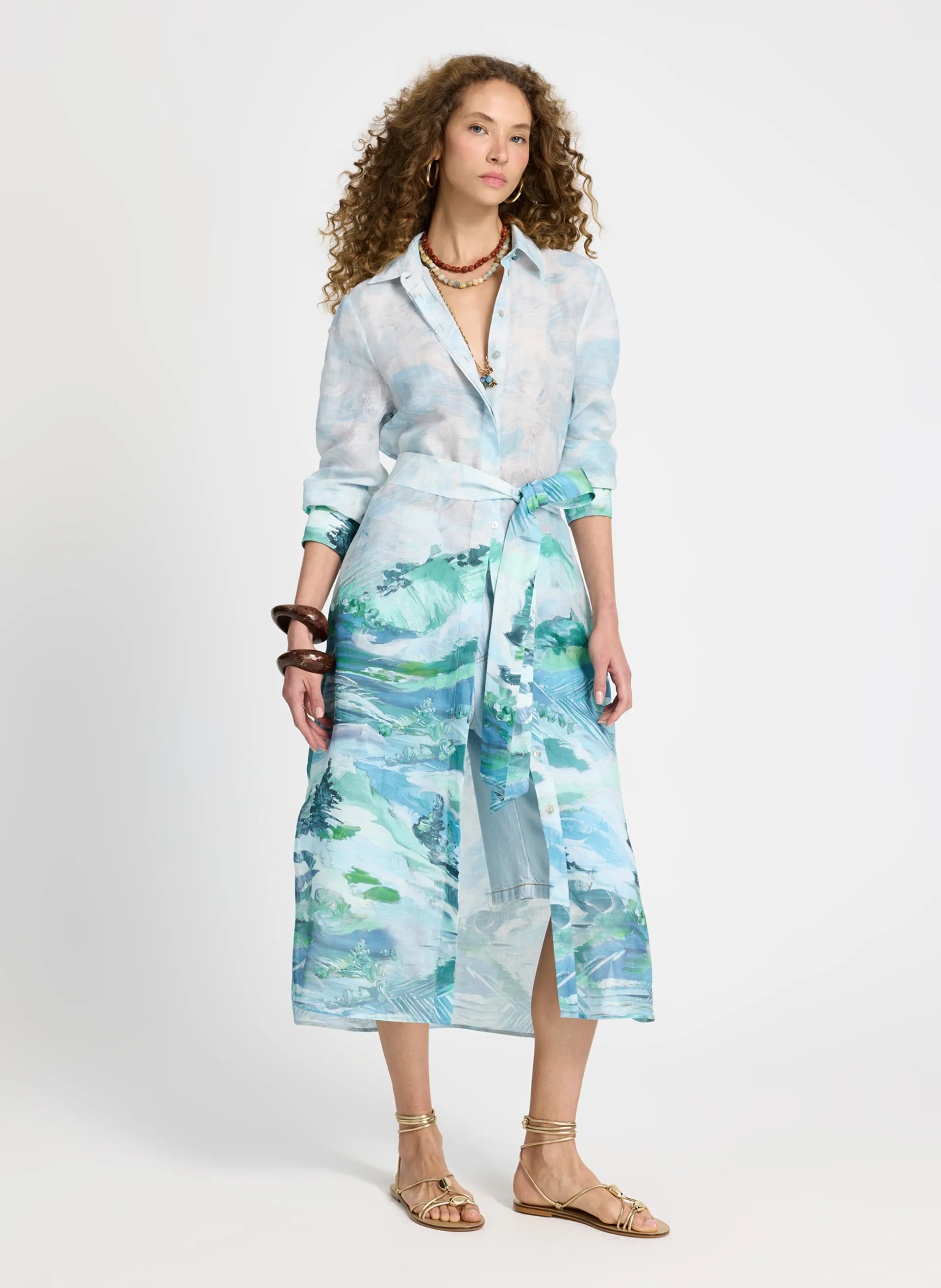 Chemise Le Lis Paisagem Feminino