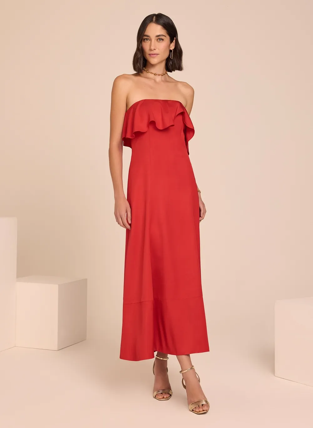 Vestido Le Lis Heloisa Midi Feminino