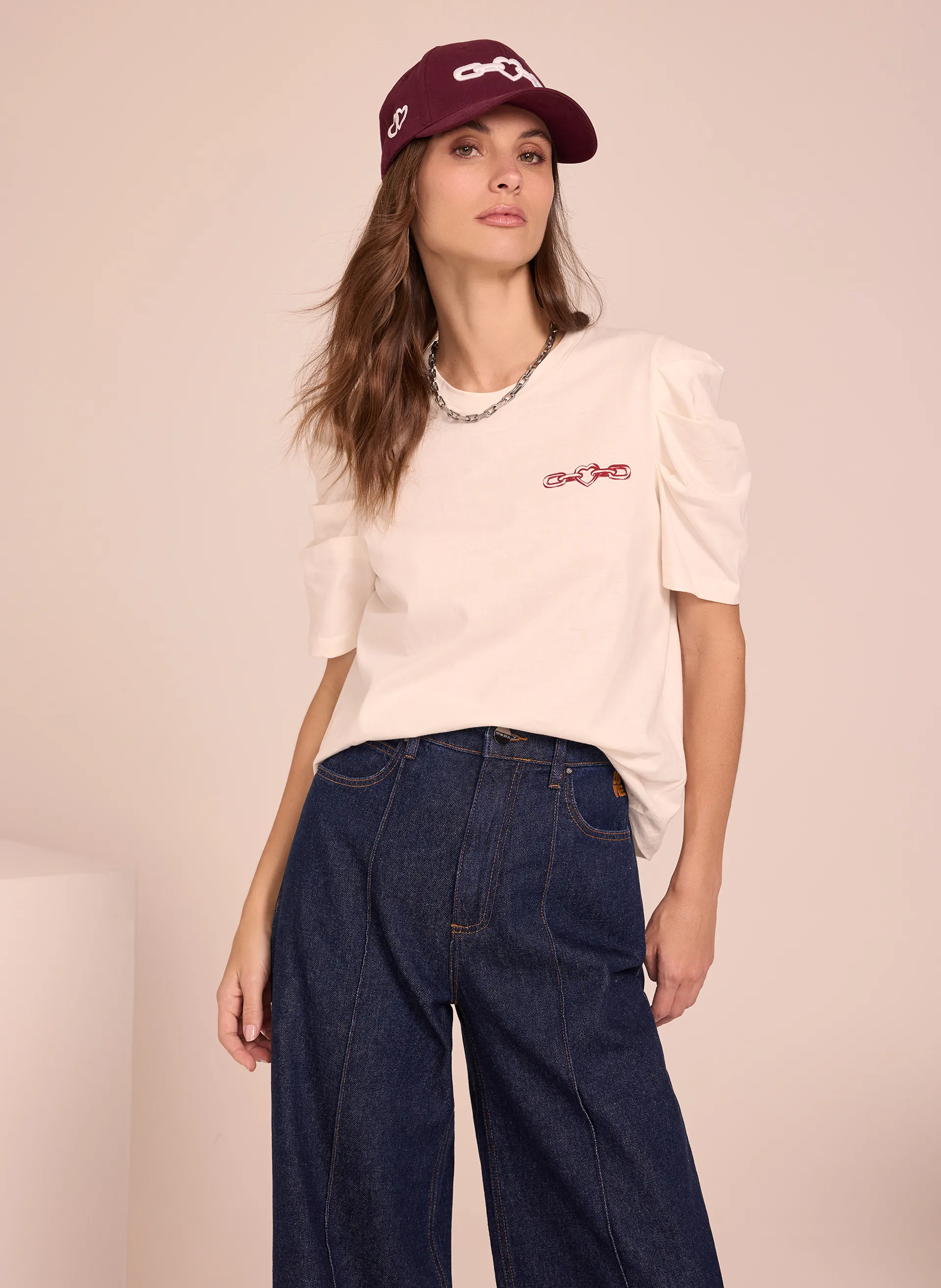 Blusa Le Lis Running Heart Feminina