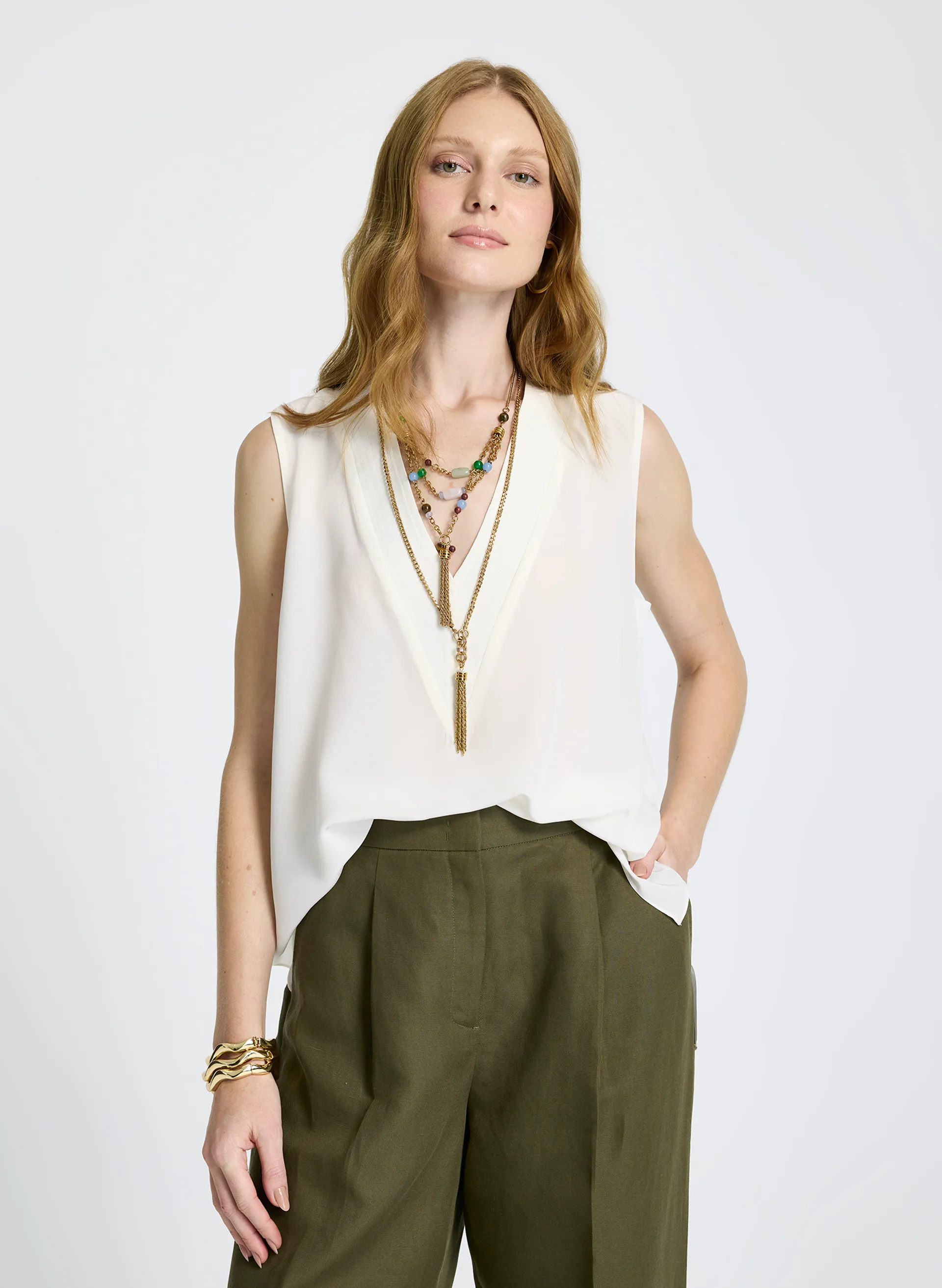 Blusa Le Lis Duda Seda Feminina