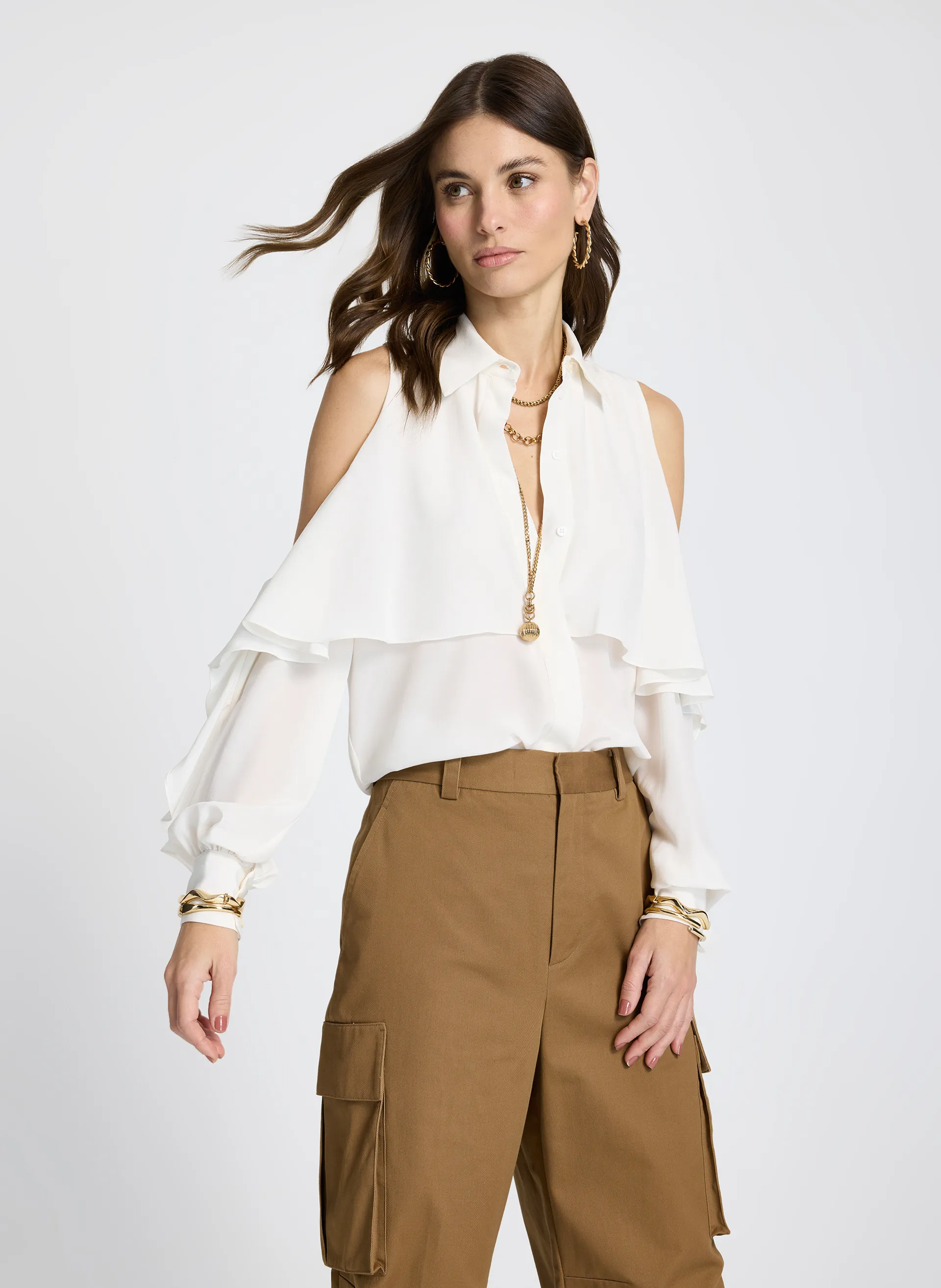 Camisa Le Lis Dalila Seda Feminina