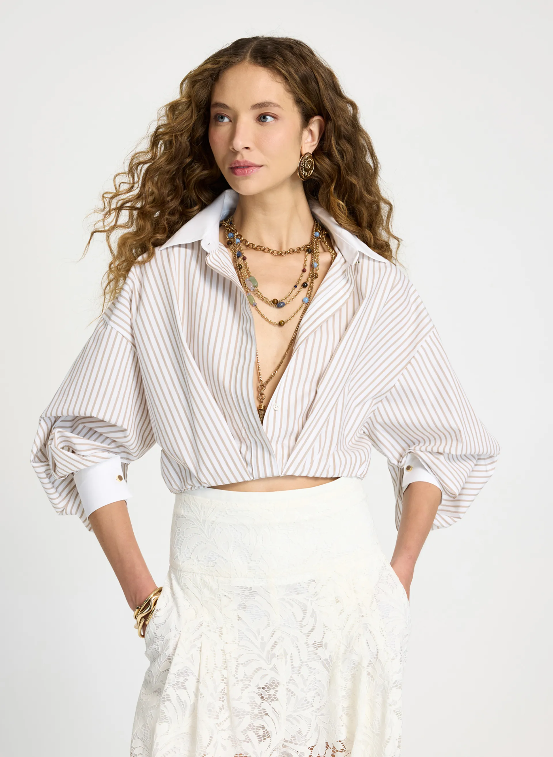 Camisa Le Lis Vitória Curta Feminina