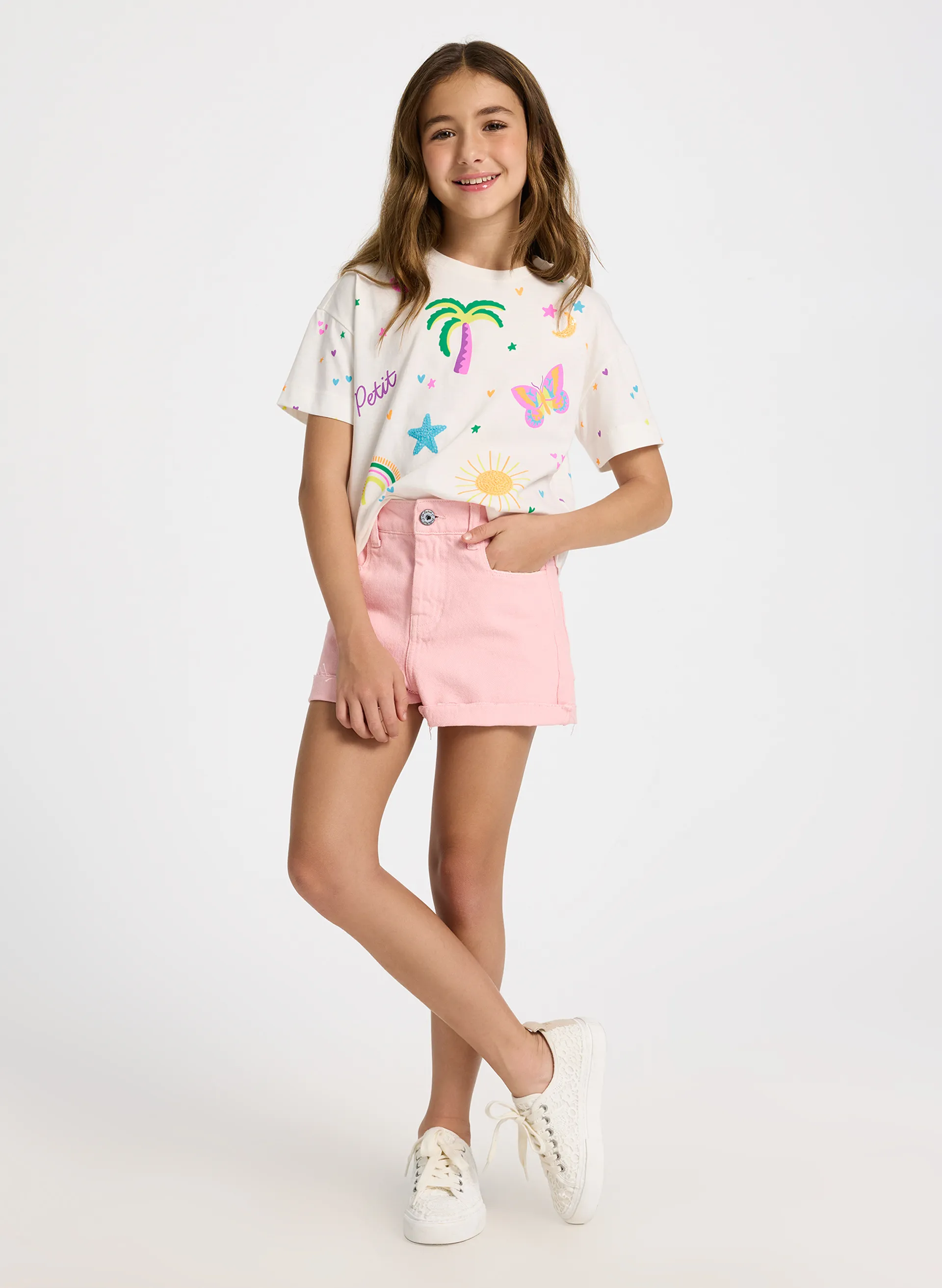 Shorts Le Lis Petit Cibele Neon Feminino