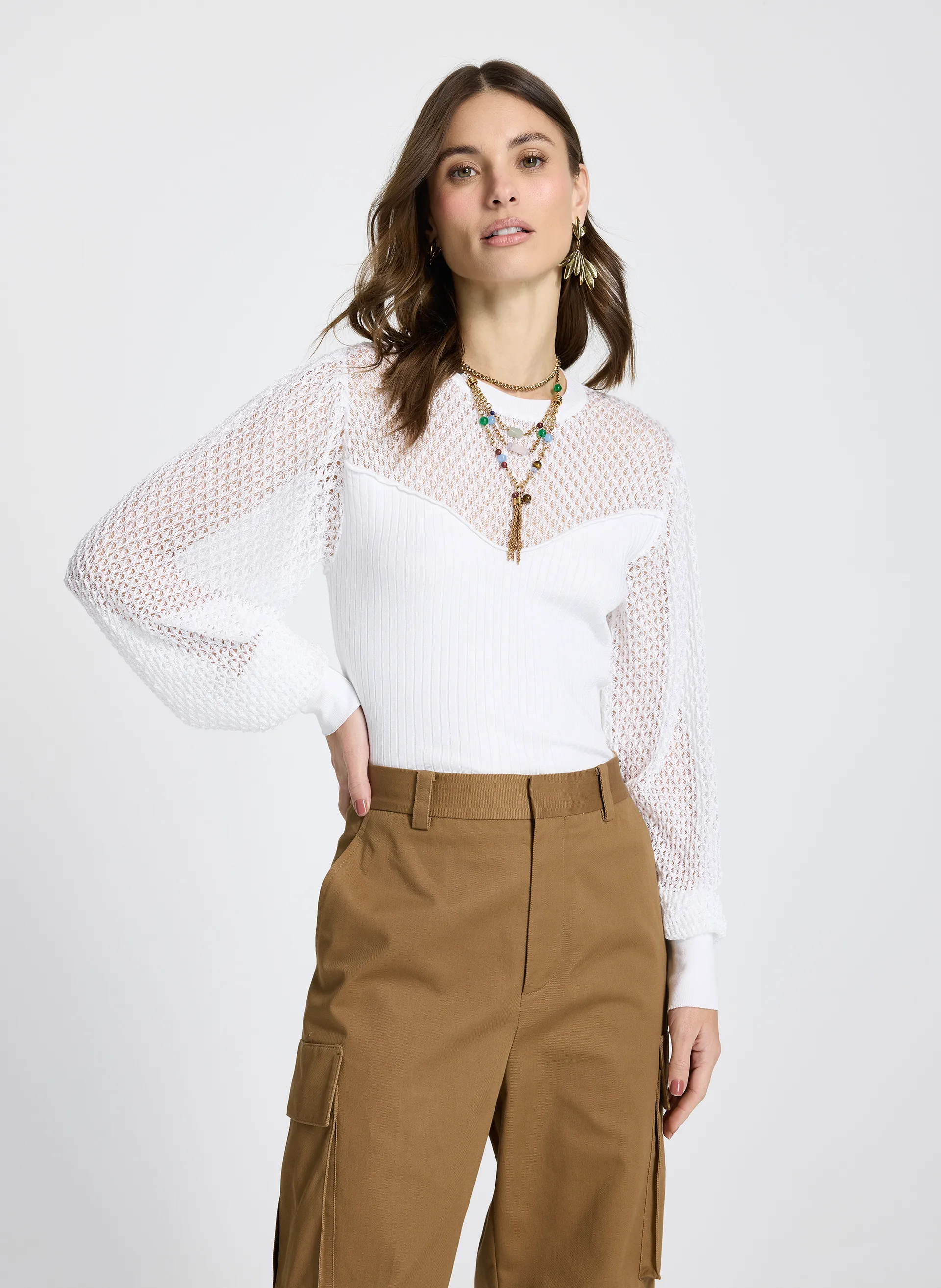 Blusa Le Lis Lourdes Tricot Feminina