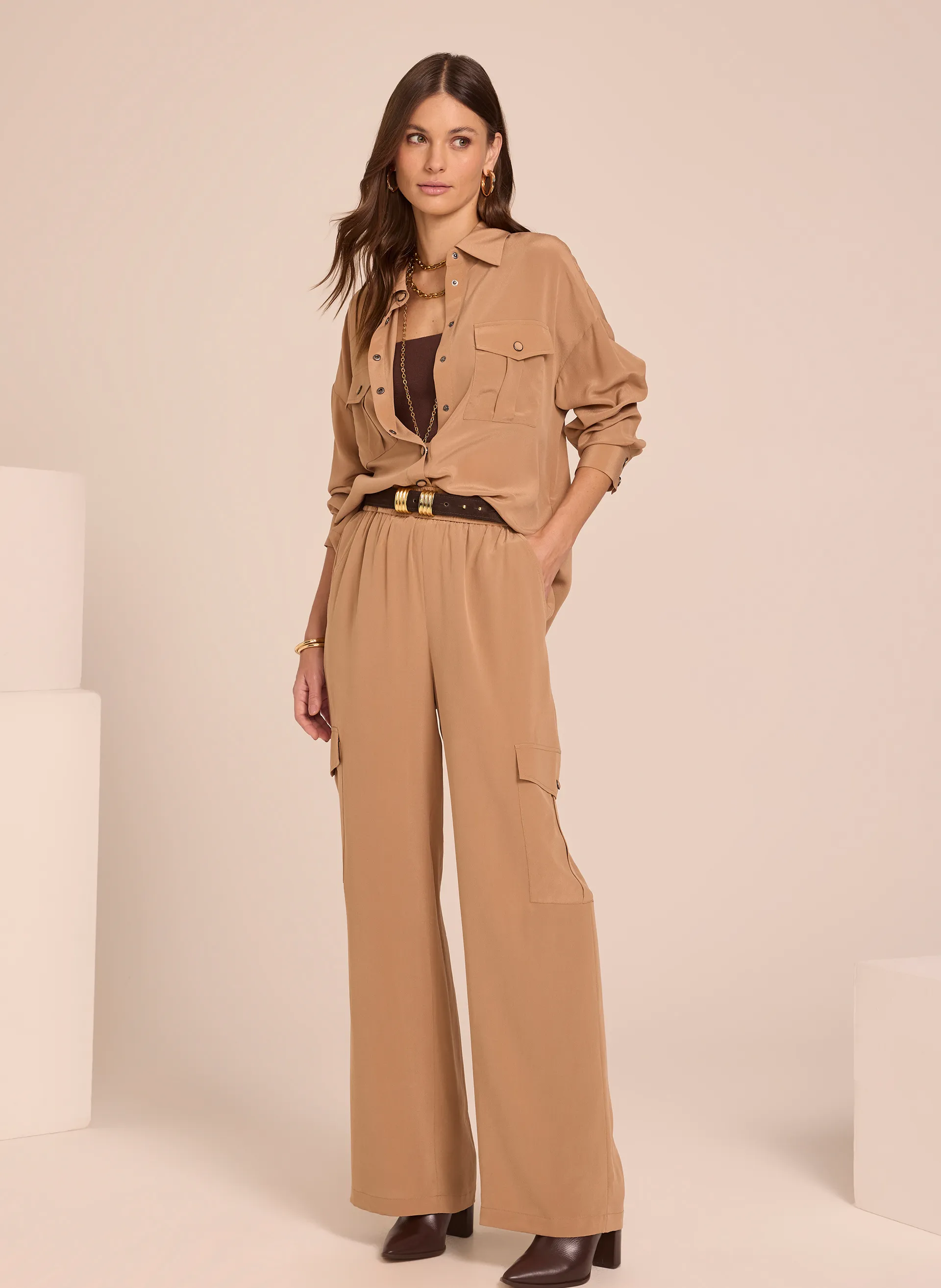 Calça Le Lis Julia II Seda Feminina