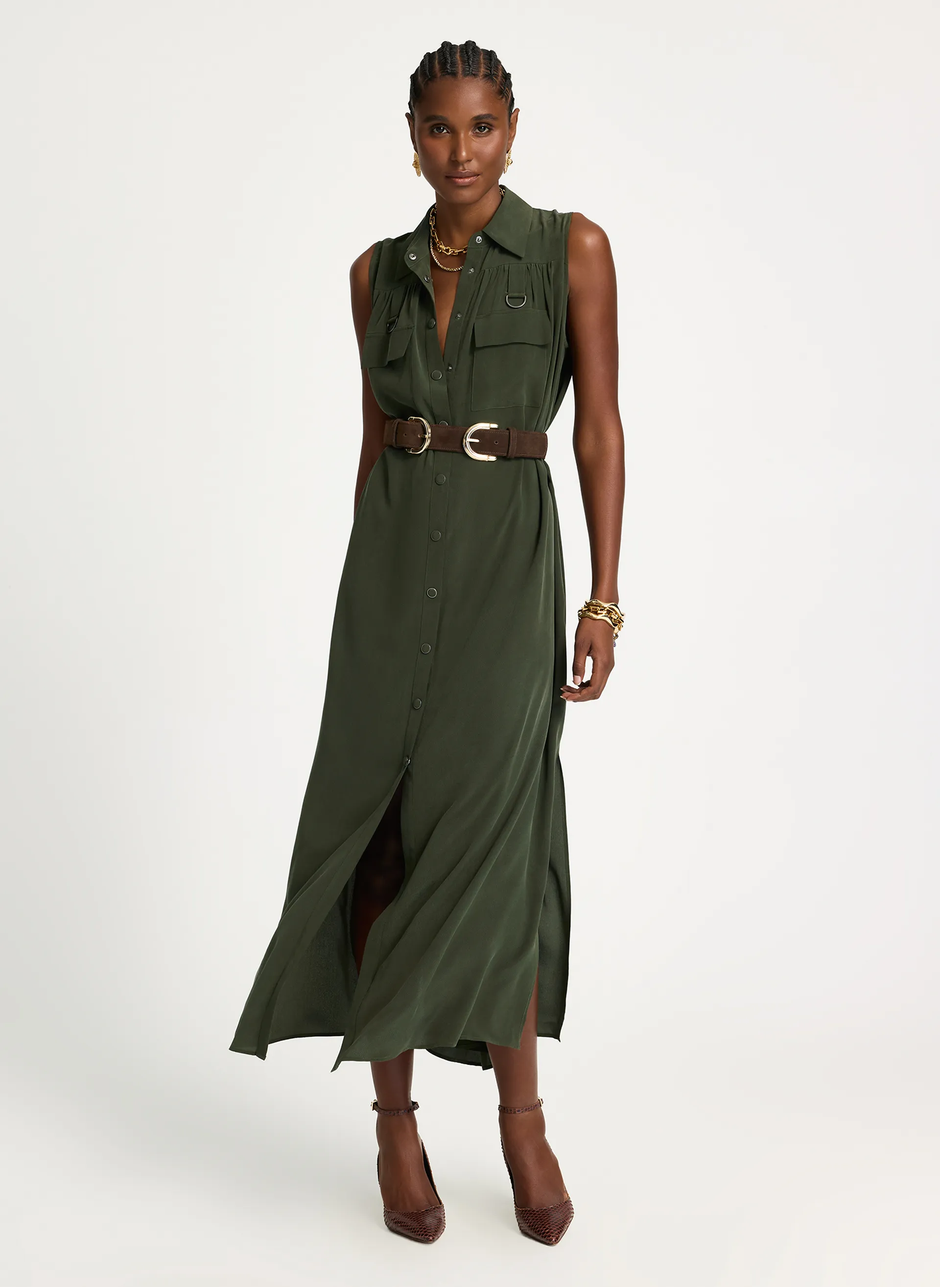 Chemise Le Lis Eleonora Seda Feminino