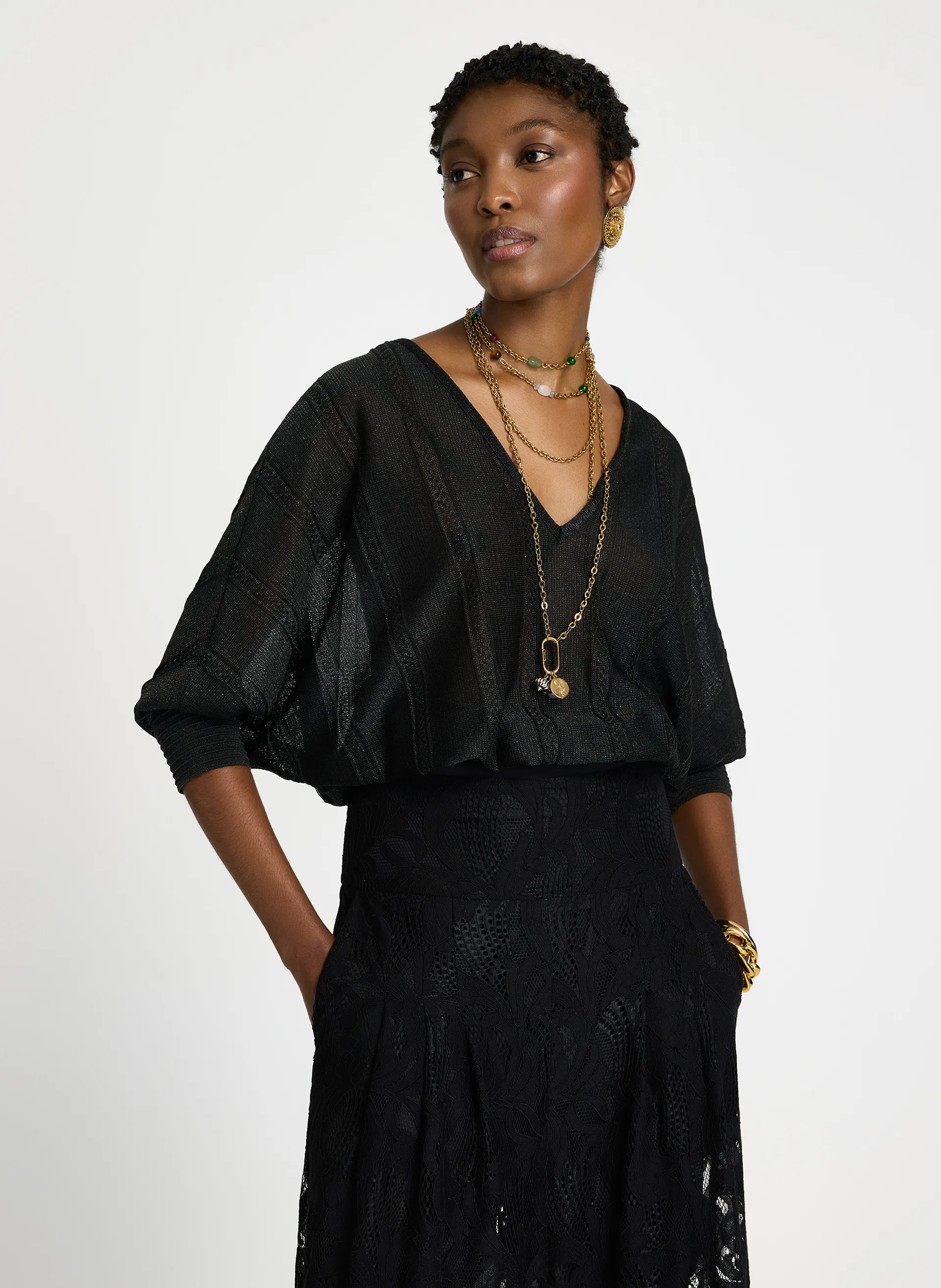 Blusa Le Lis Monalisa I Tricot Feminina