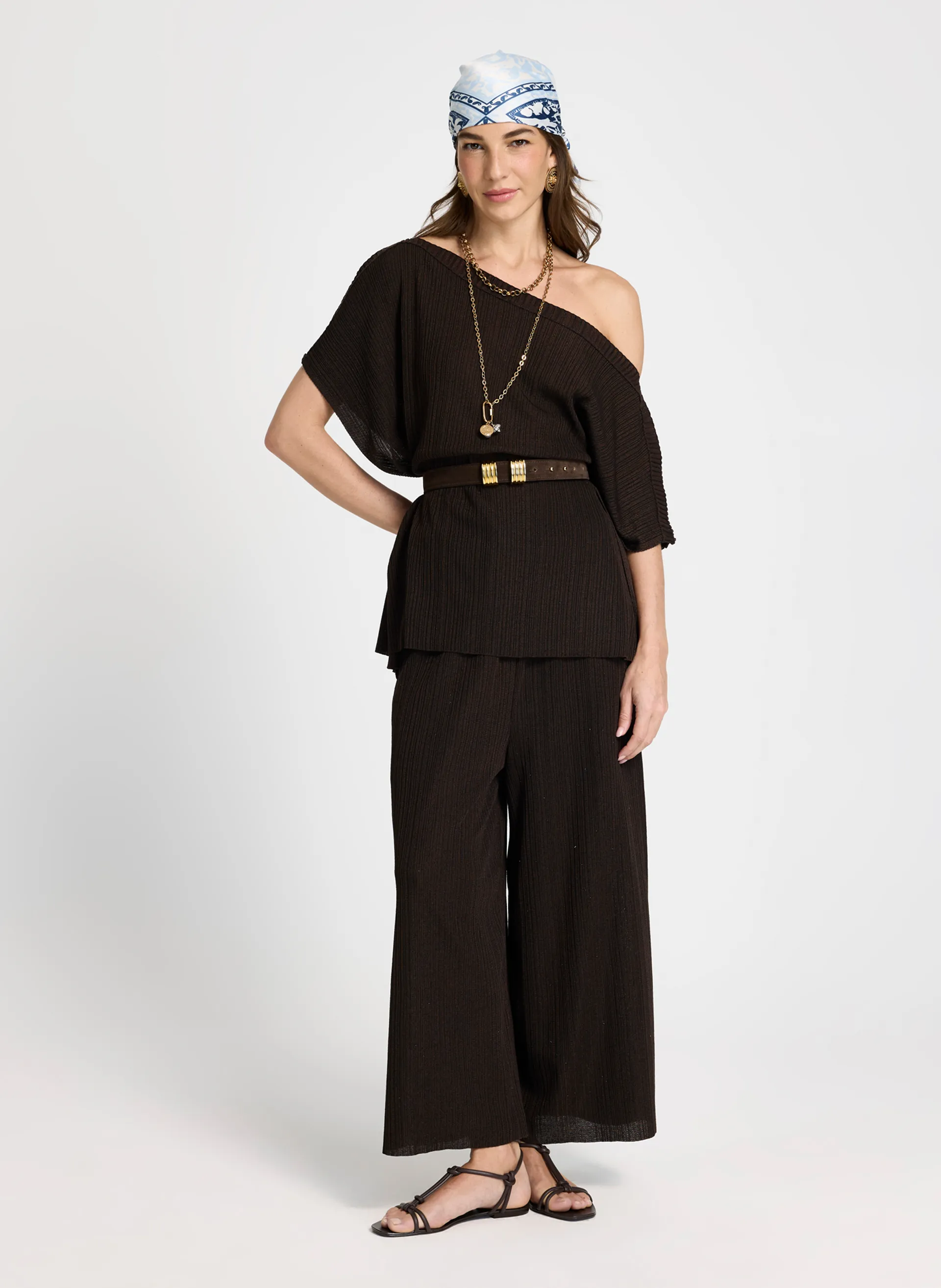 Calça Le Lis Mirela Tricot Feminina