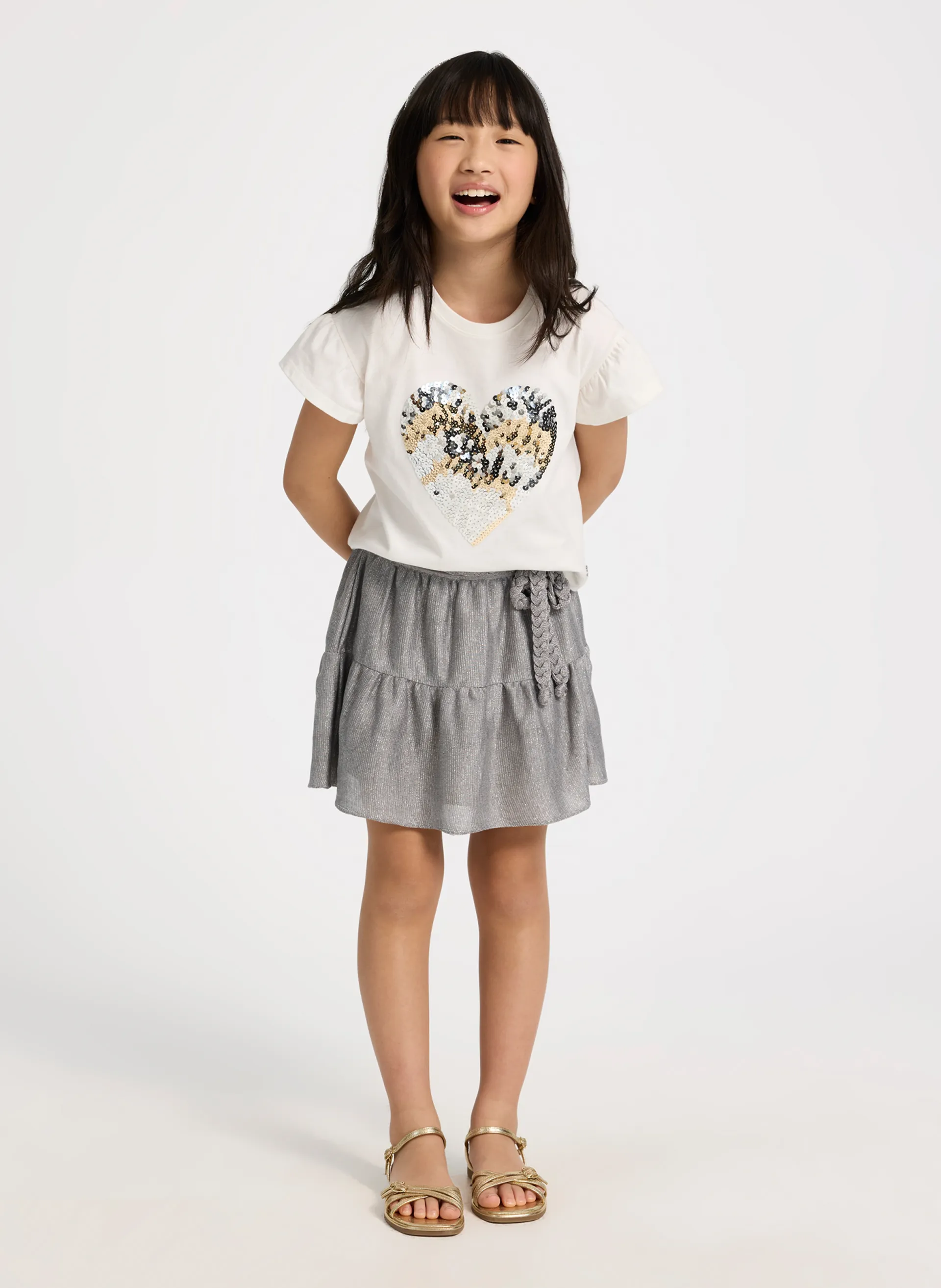 Camiseta Le Lis Petit Corazón Feminina