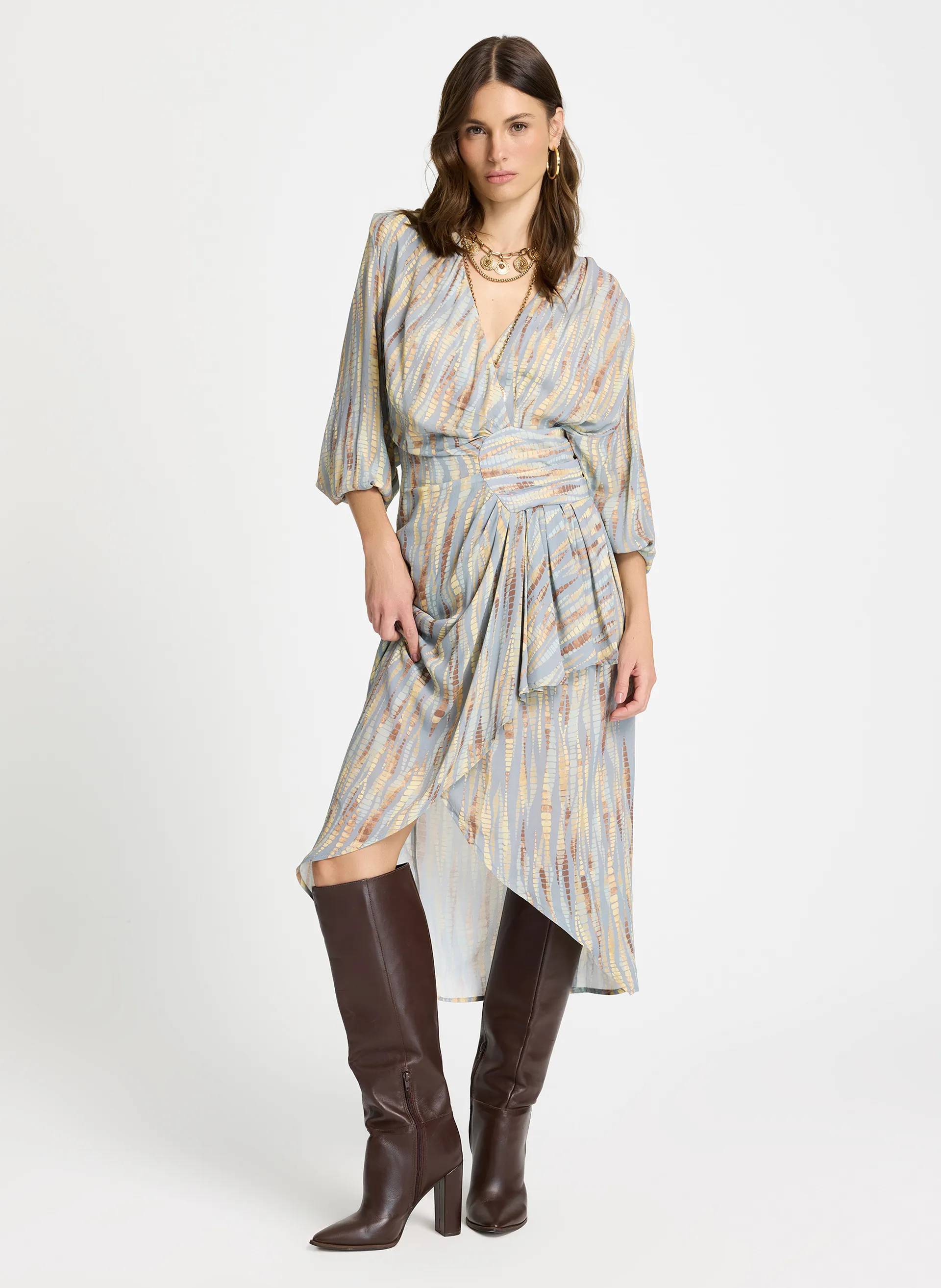 Vestido Le Lis Rubi Midi Feminino