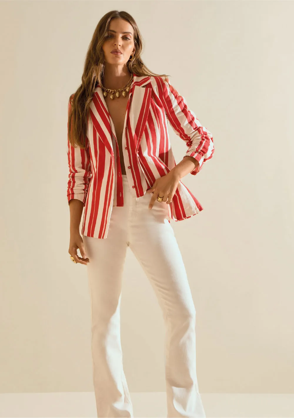 Calça Morena Rosa Boot Cut Alta Preto