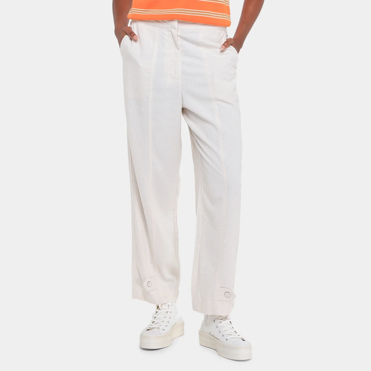 Calça Hering Alfaiataria Hering Feminina