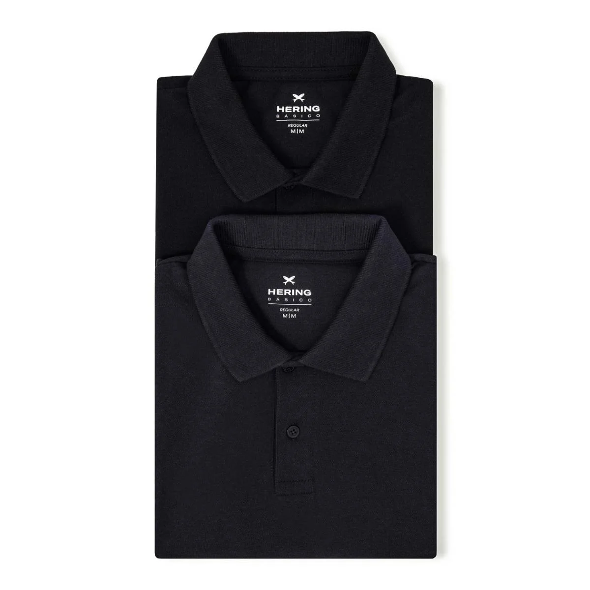 Kit Camisas Polo Hering Básicas Masculinas 2 Peças