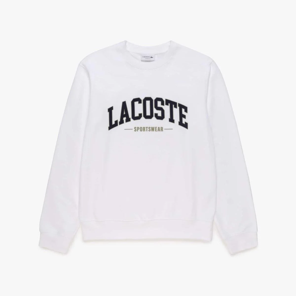 Casaco Lacoste Moletom com Decote Careca e Modelagem Clássica Masculino