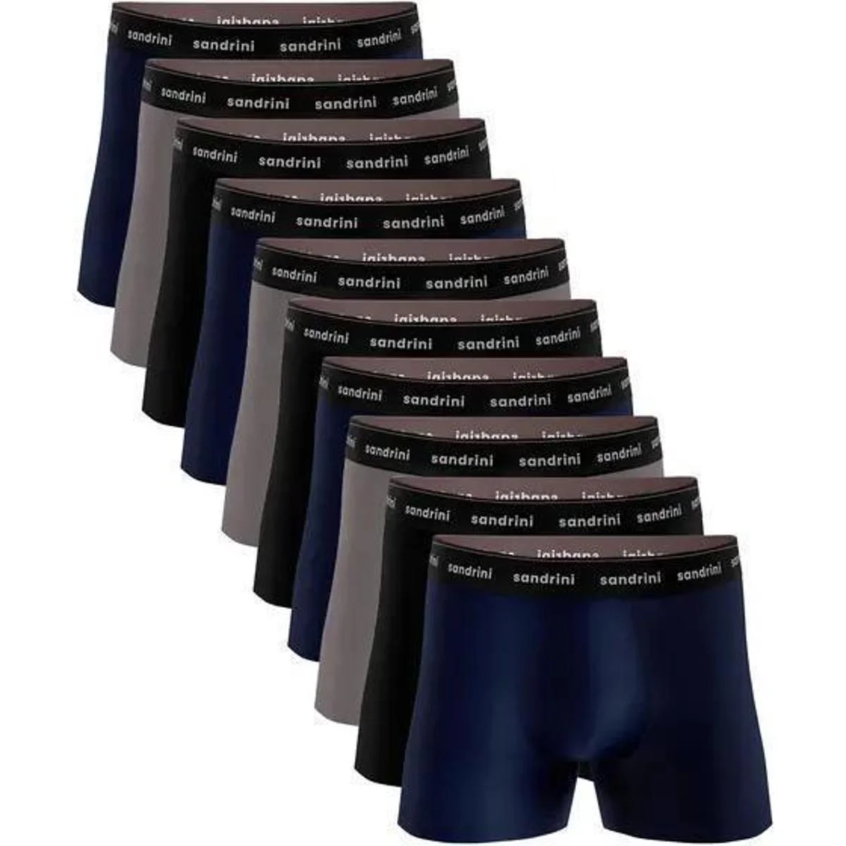 Kit 10 Cuecas Boxer Sandrini Masculino