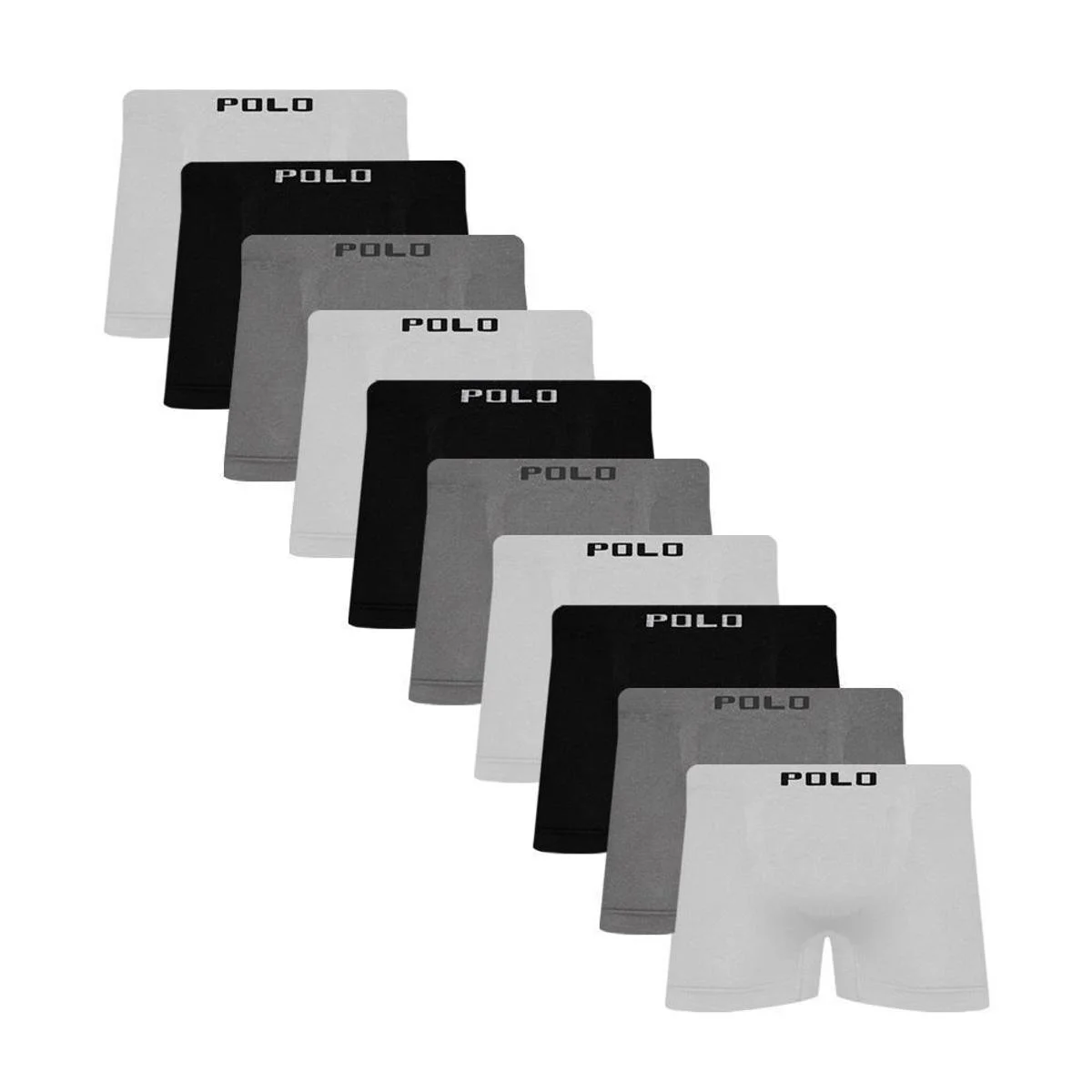 Kit 10 Cuecas Polo Boxer Microfibra - POLO STAR