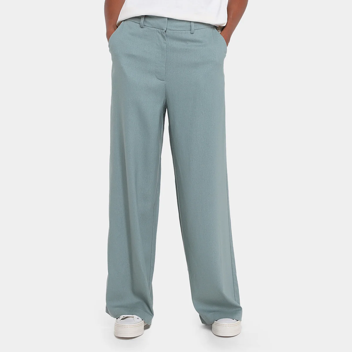 Calça Hering Alfaiataria Reta Feminina