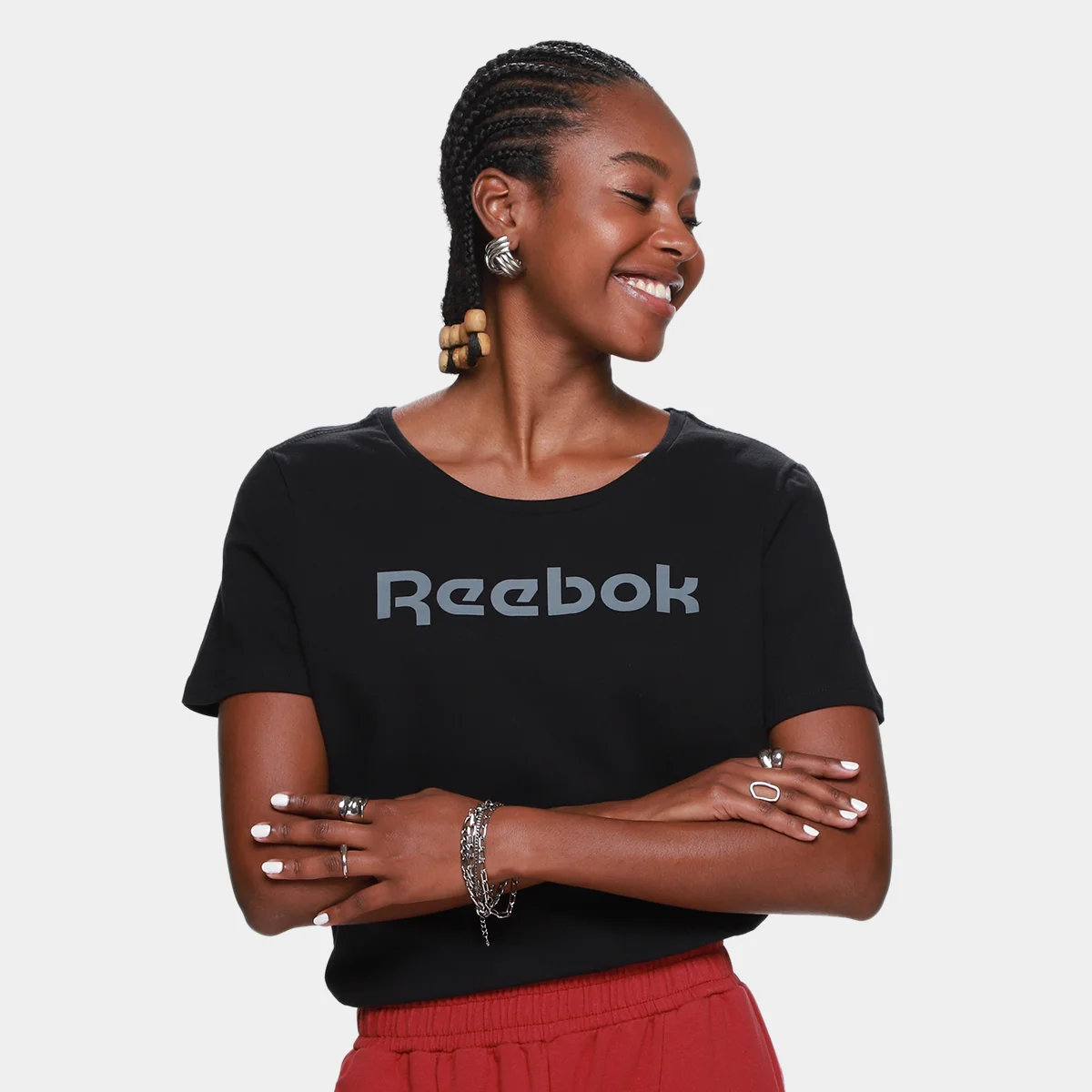 Camiseta Reebok Oportunity Linear Feminina