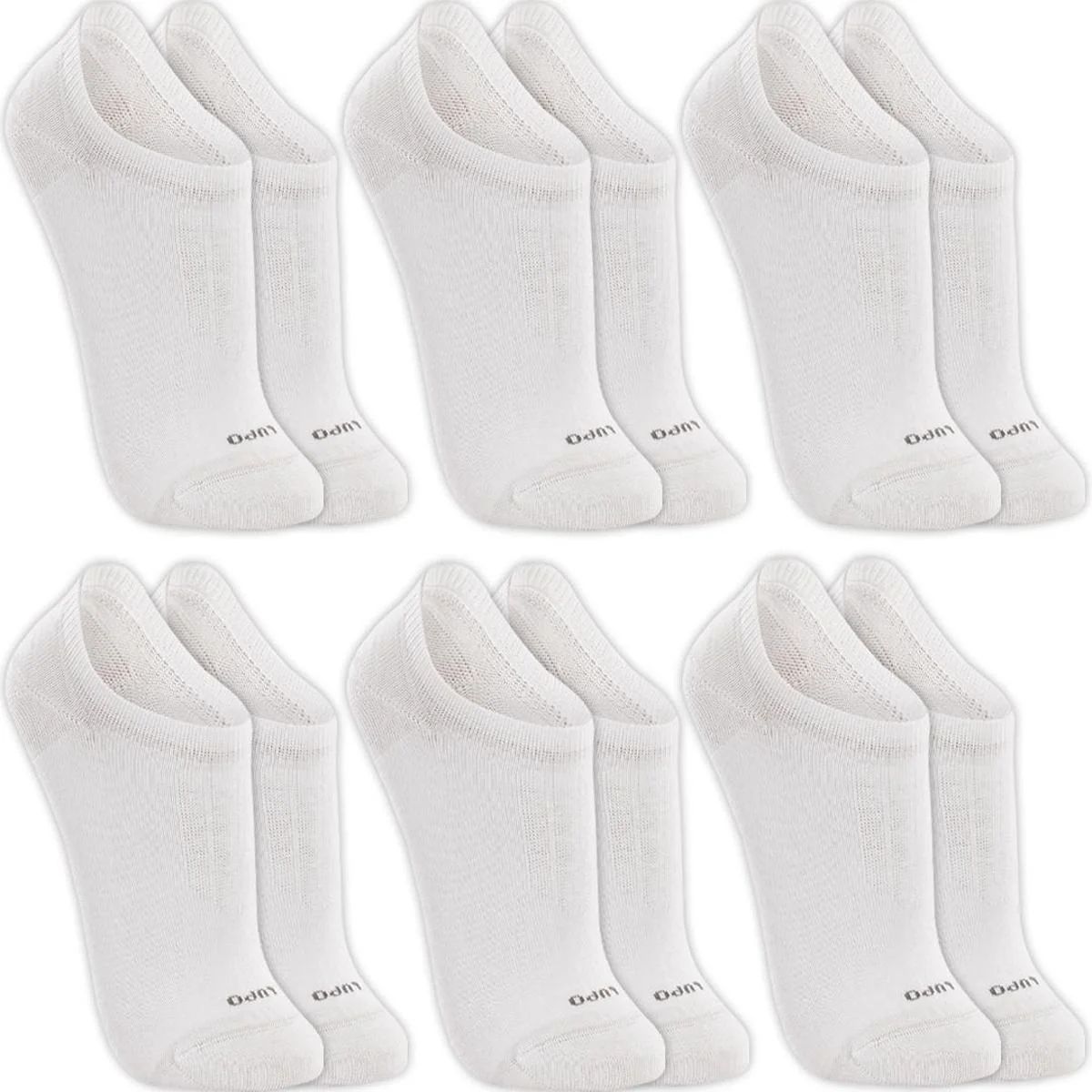Kit 6 Pares Meias Lupo Algodão Masculina Meia Feminina Soquete Curto Baixo Atacado
