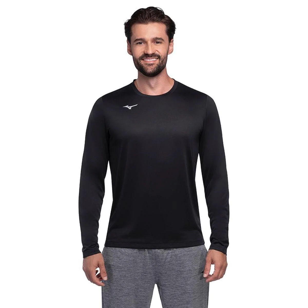 Camiseta Mizuno Energy 2.0  Manga Longa Masculina