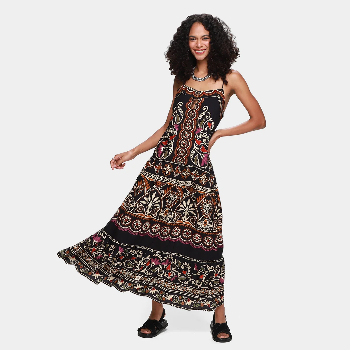 Vestido Longo Farm Adriele