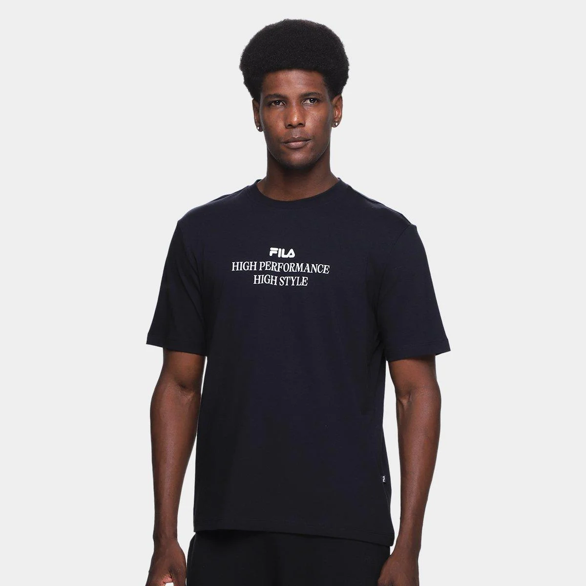 Camiseta Fila Comfort High Style Letter Masculina