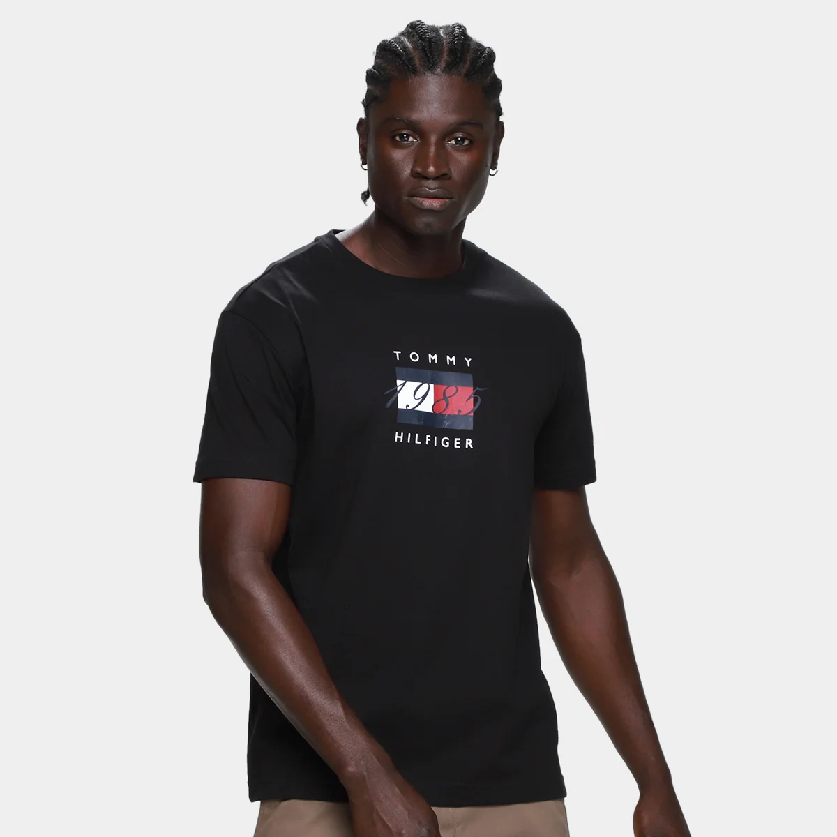 Camiseta Tommy Hilfige Linear Flag Graphic Masculina