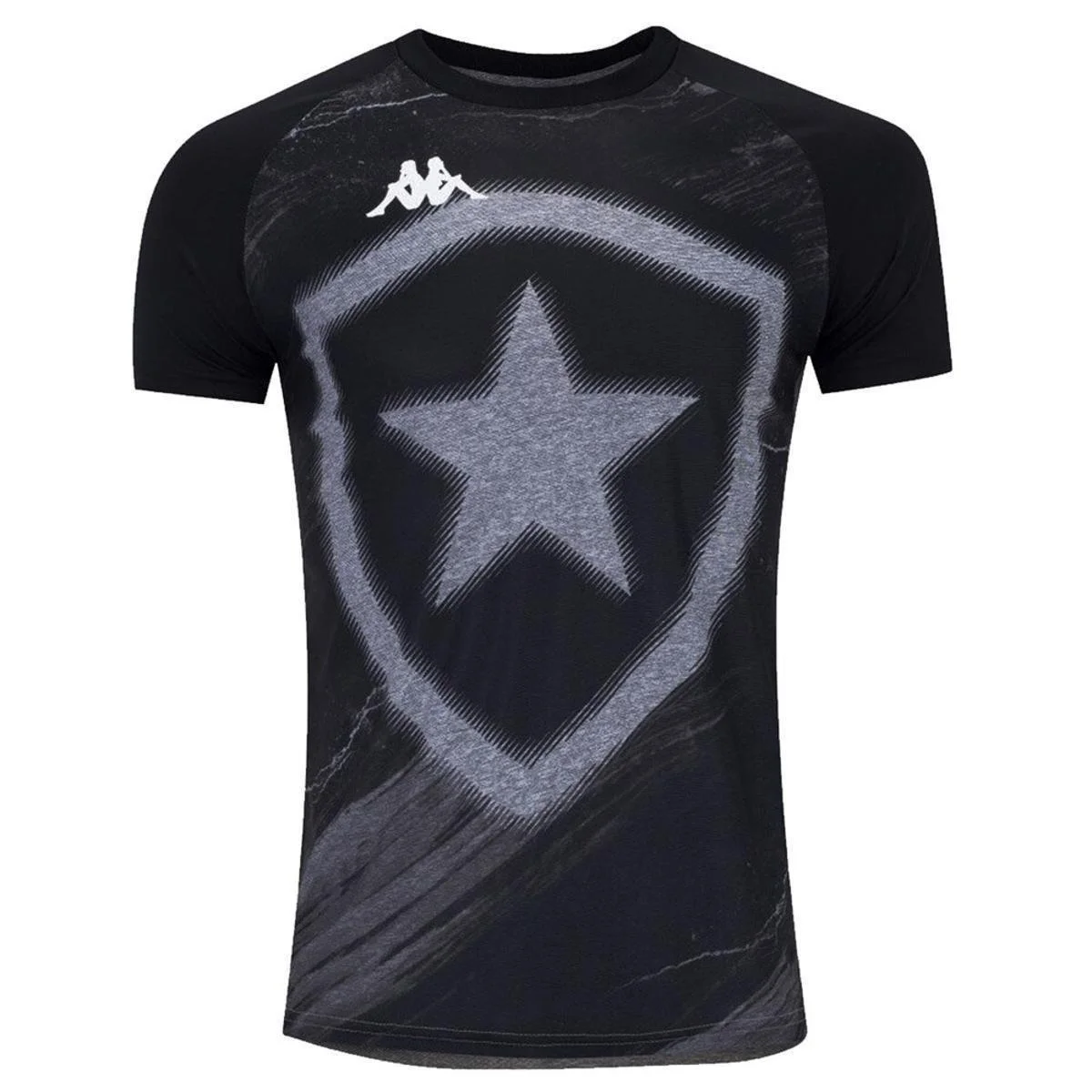 Camisa Kappa Botafogo Torcedor Fio Tinto Masculina